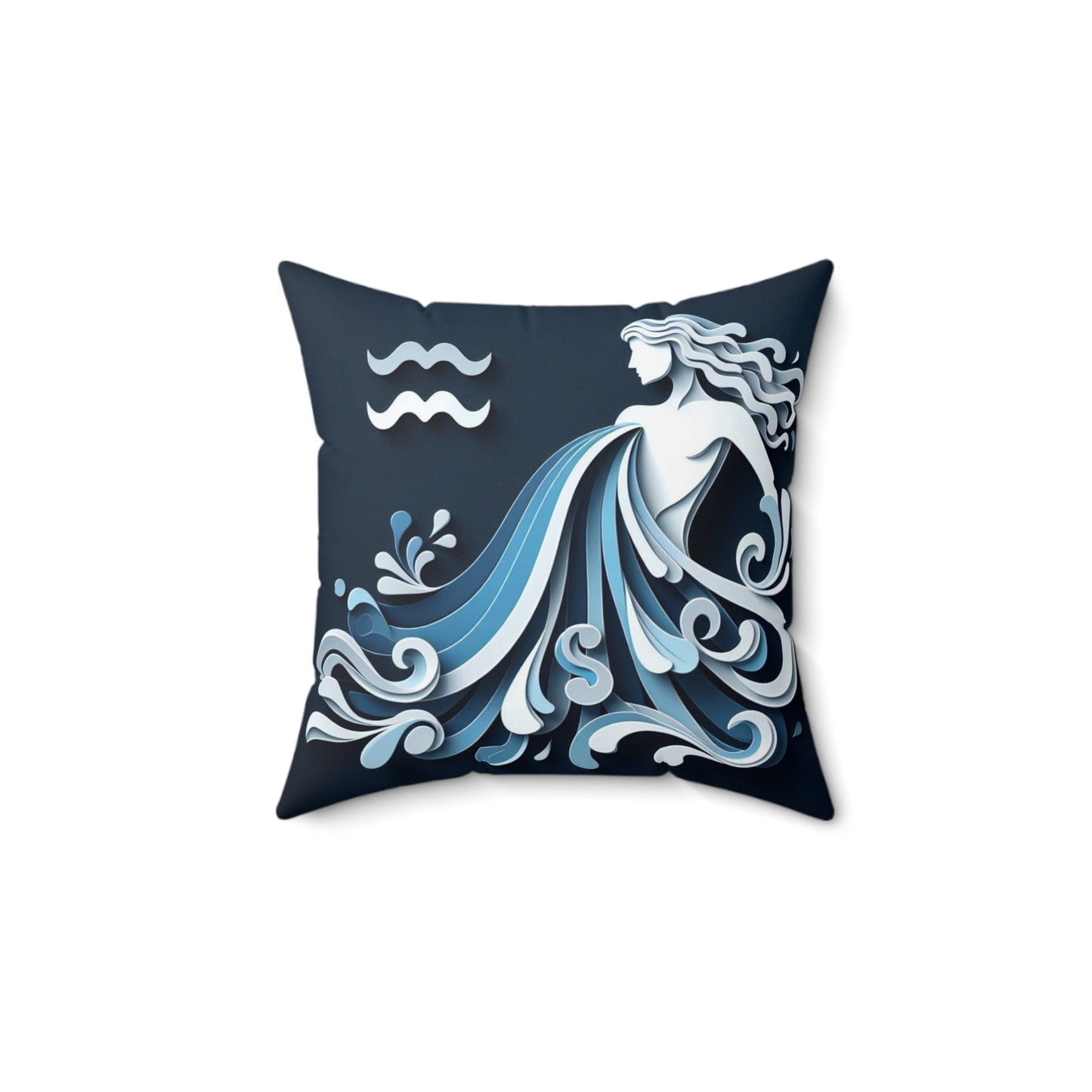 Papercraft Zodiac - Aquarius - Aquarius Papercraft Zodiac Pillow - 11