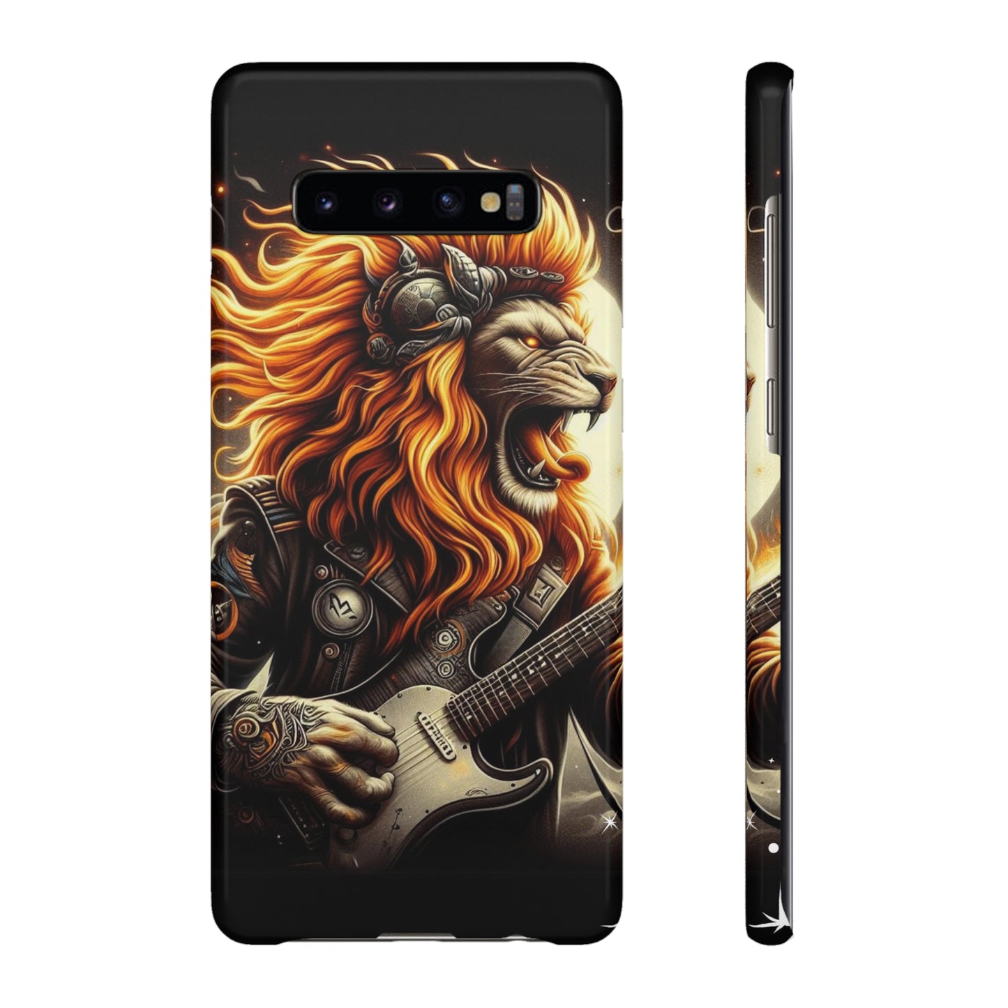 Fiery Roar Guitar Case: Leo - The Zodiac Rock Edition - 45