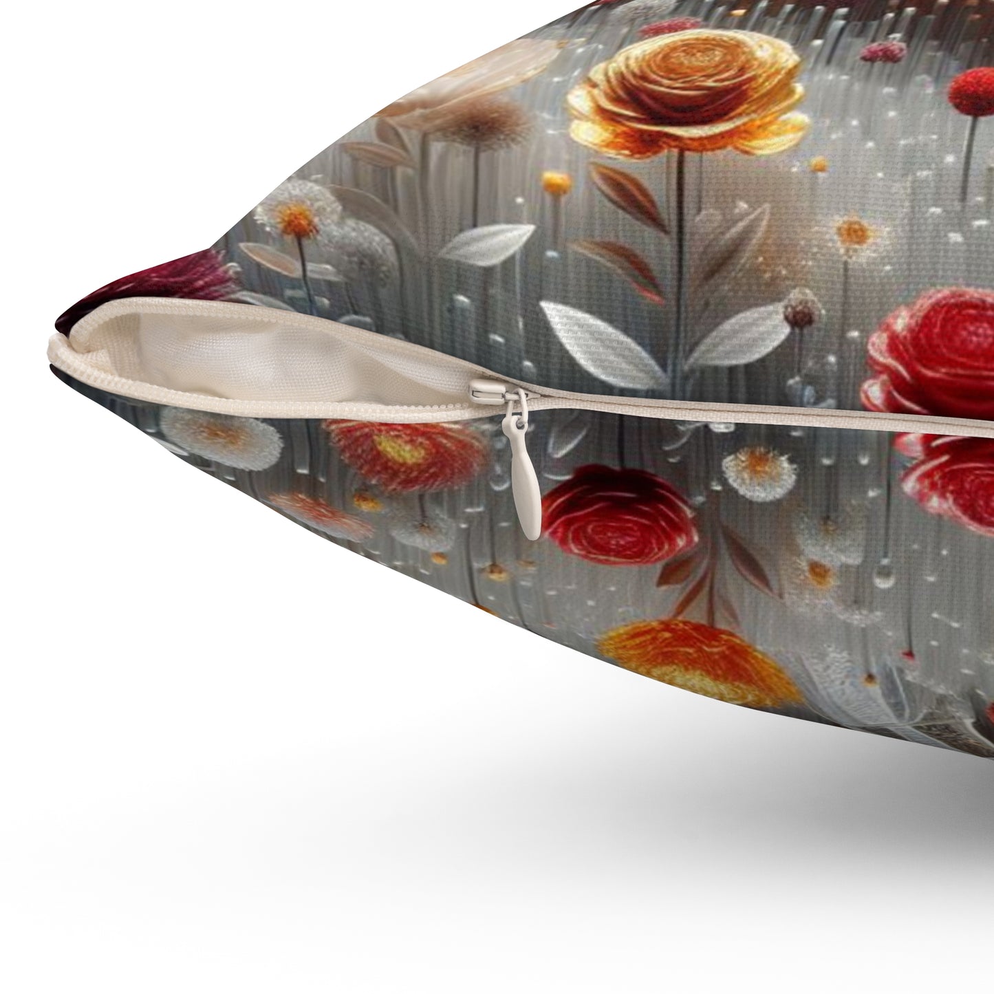 Sculpted Elegance and Blossoms - Taurus - Taurus Sculpted Elegance and Blossoms Pillow - 31.2