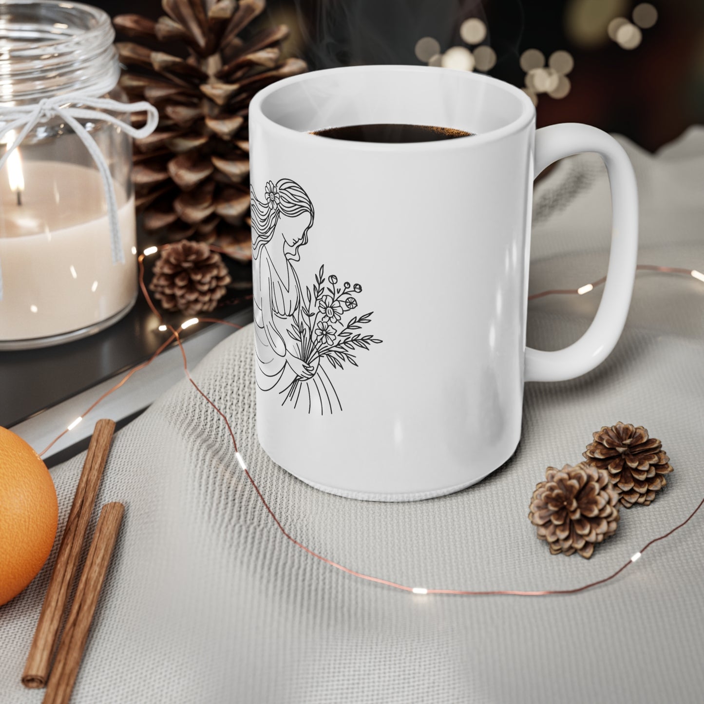 Zodiac Doodles - Virgo - Virgo Zodiac Doodles Mug - 53.30