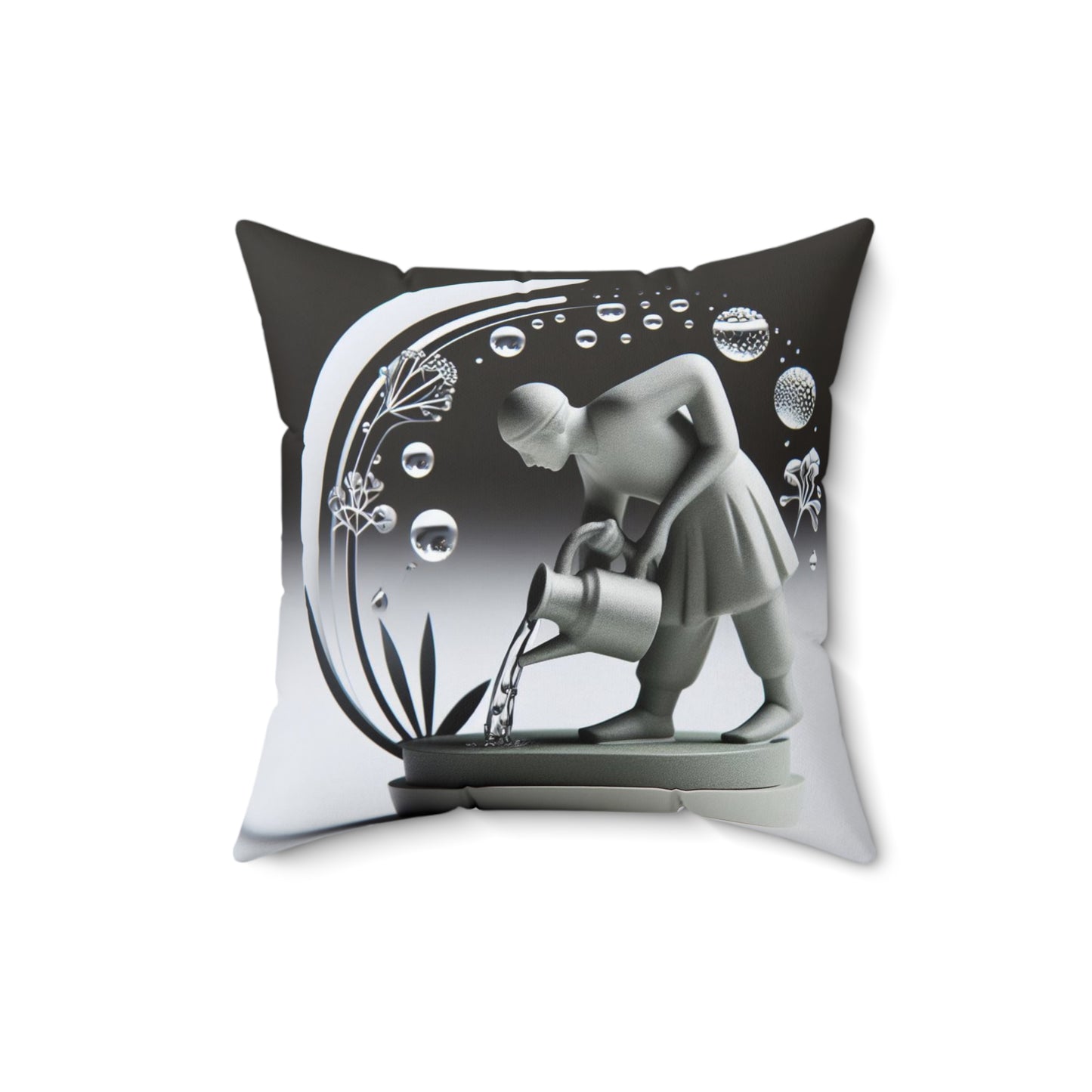 Modern Vinyl Zodiac - Aquarius - Aquarius Modern Vinyl Zodiac Pillow - 21
