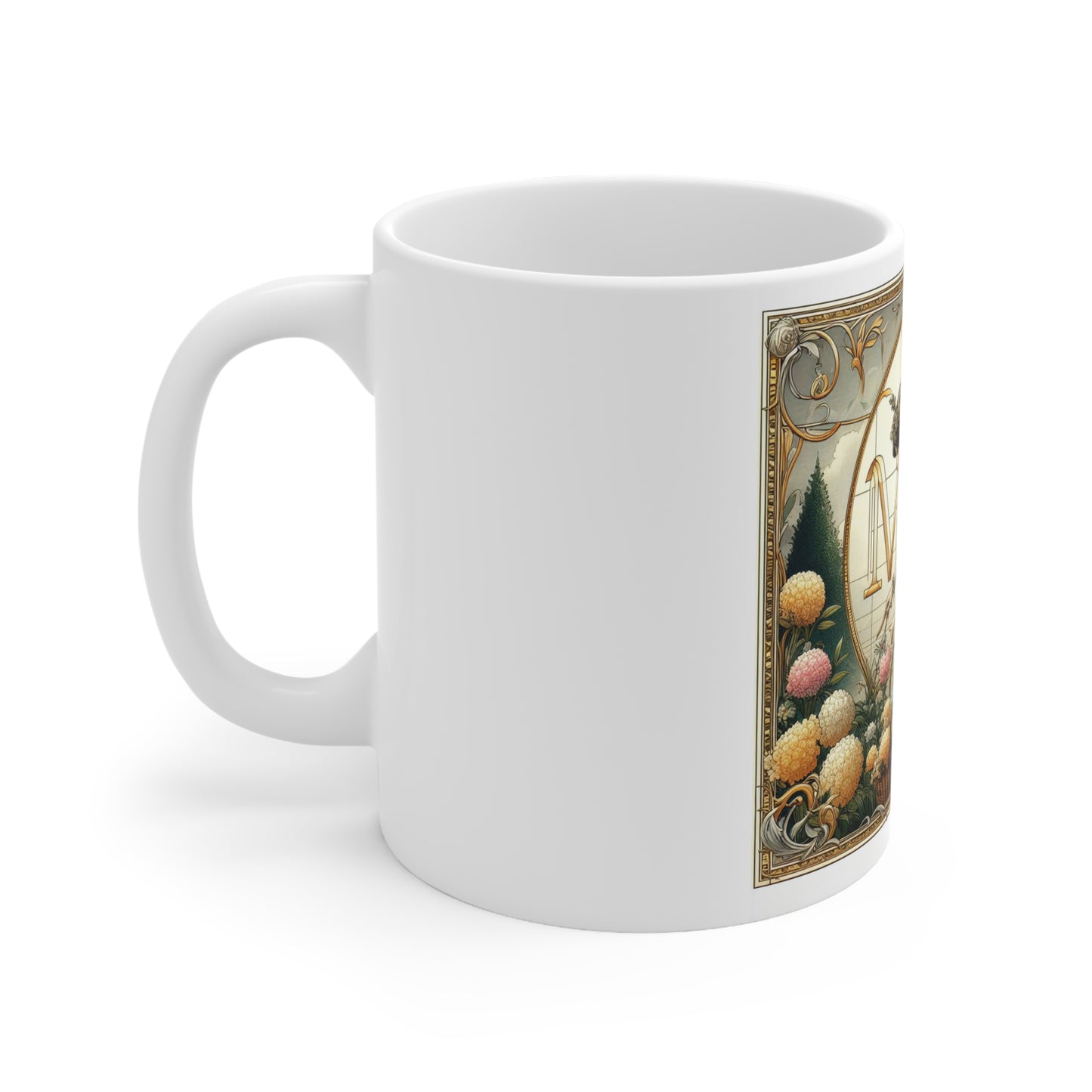 Cosmic Bloom - Virgo - Virgo Cosmic Bloom Mug - 30