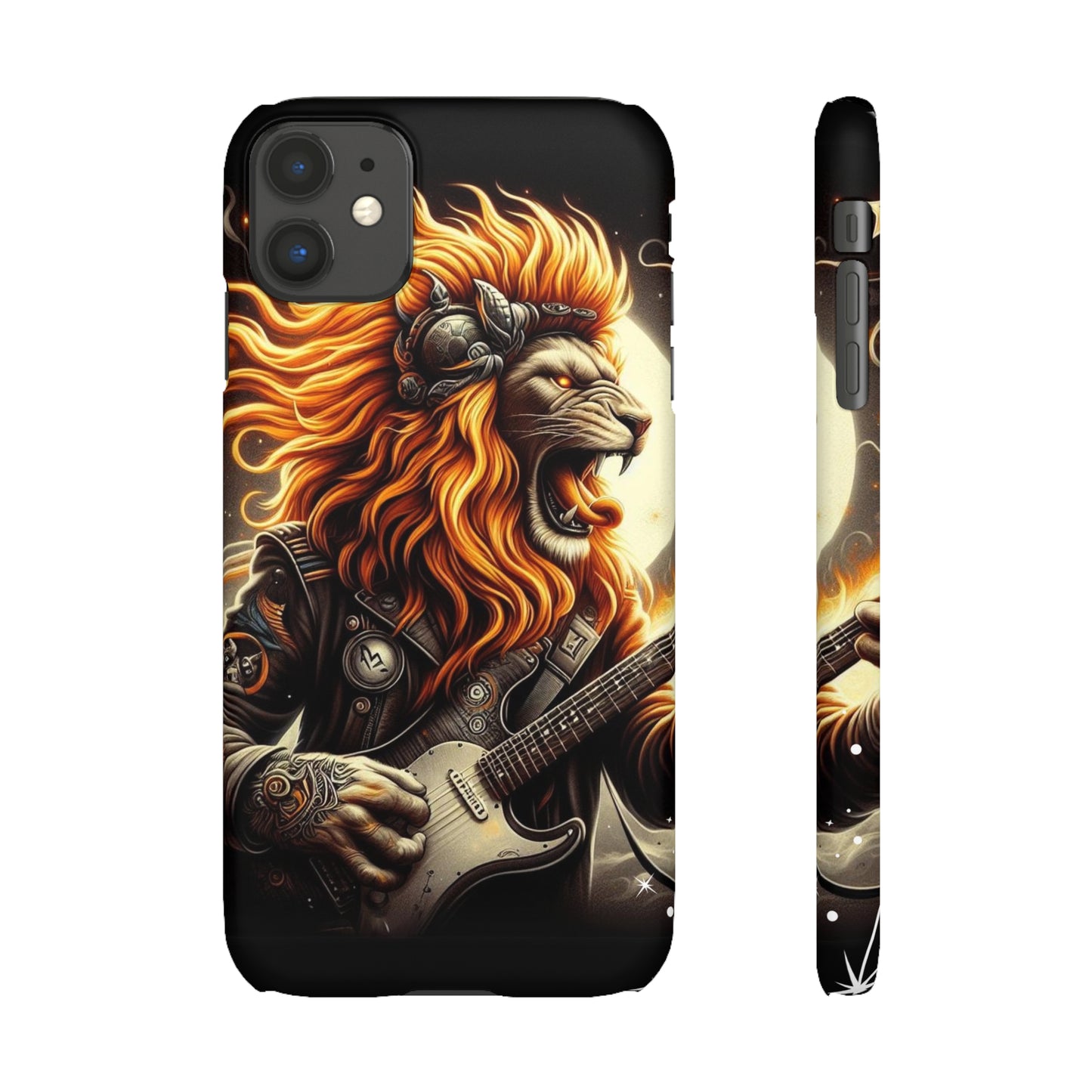 Fiery Roar Guitar Case: Leo - The Zodiac Rock Edition - 45