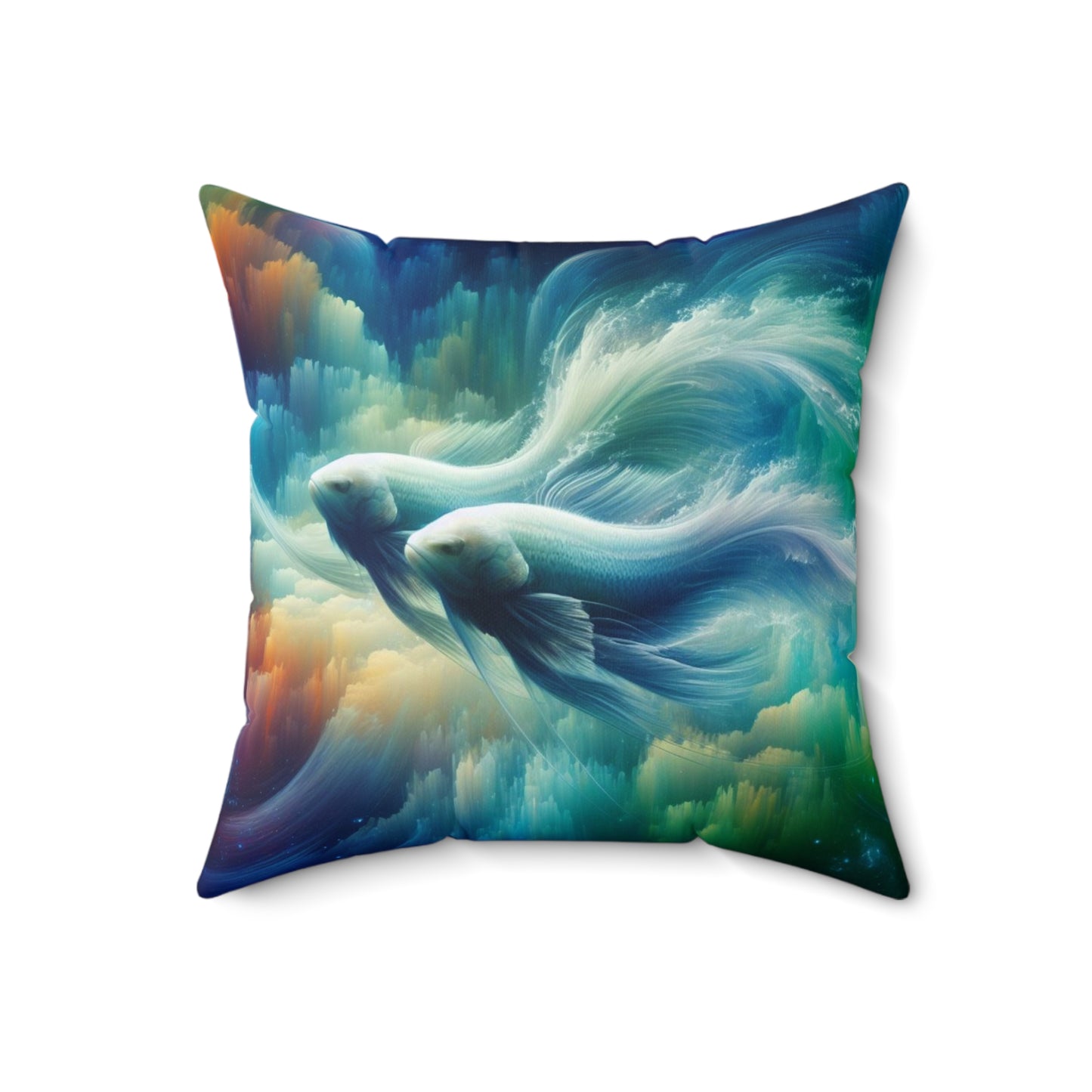 Ethereal Elegance - Pisces - Pisces Ethereal Elegance Pillow - 27.10