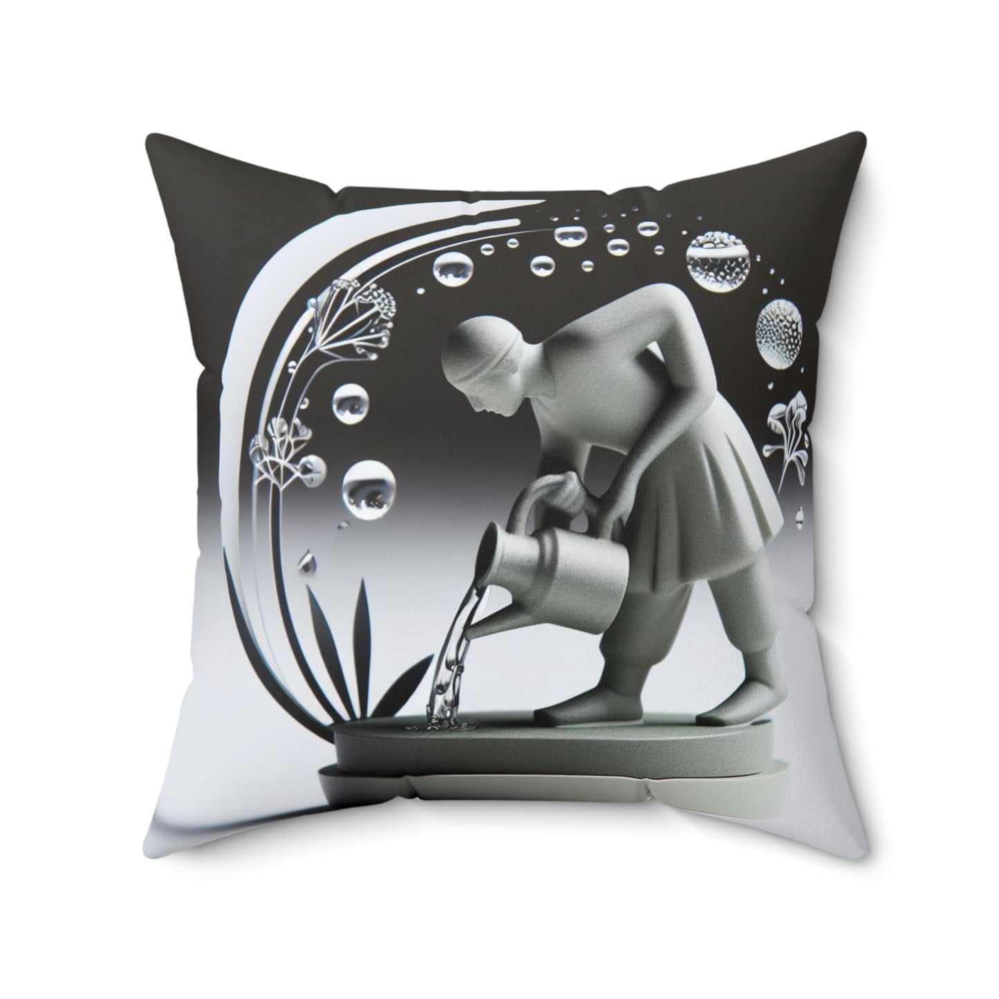 Modern Vinyl Zodiac - Aquarius - Aquarius Modern Vinyl Zodiac Pillow - 21