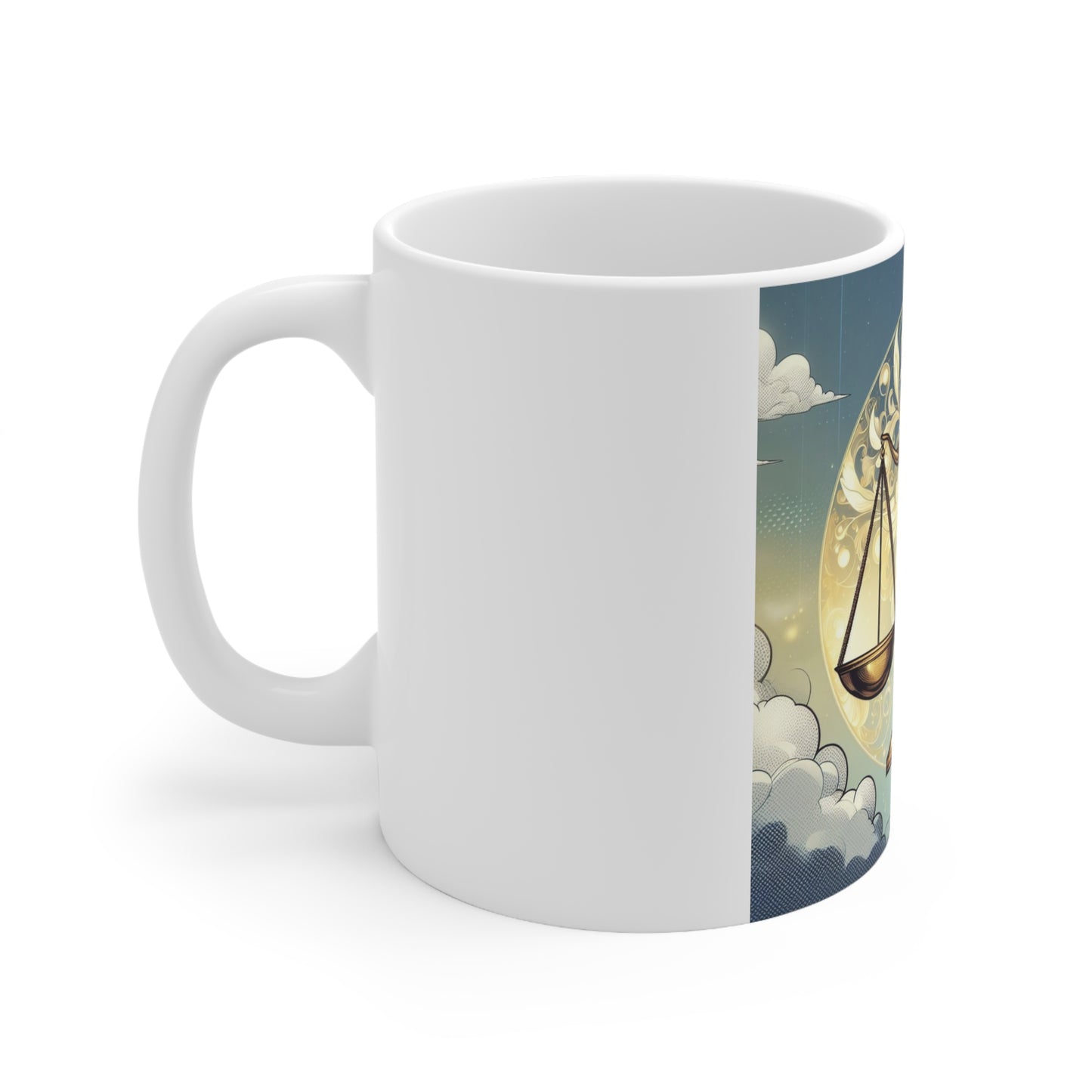 Cosmic Bloom - Libra - Libra Cosmic Bloom Mug - 30