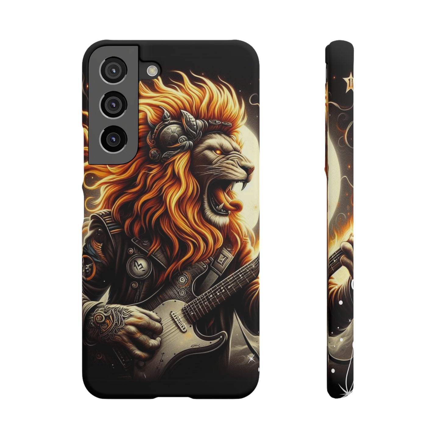 Fiery Roar Guitar Case: Leo - The Zodiac Rock Edition - 45
