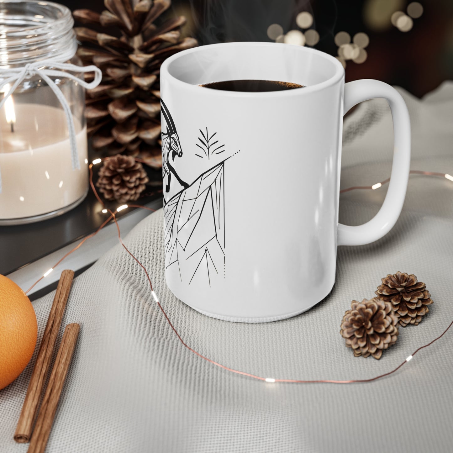 Zodiac Doodles - Capricorn - Capricorn Zodiac Doodles Mug - 53.30