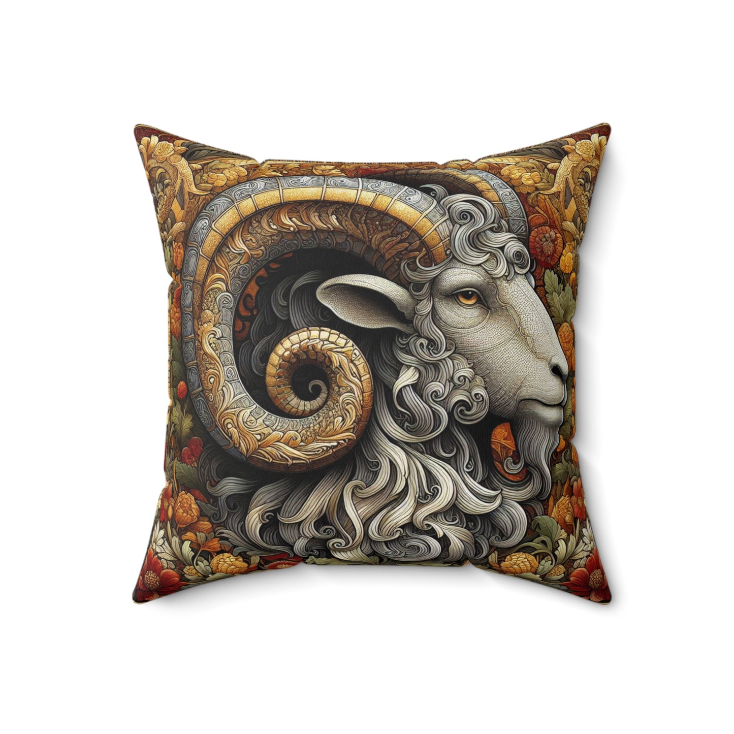 Majestic Ornamentals - Aries - Aries Majestic Ornamentals Pillow - 37.2