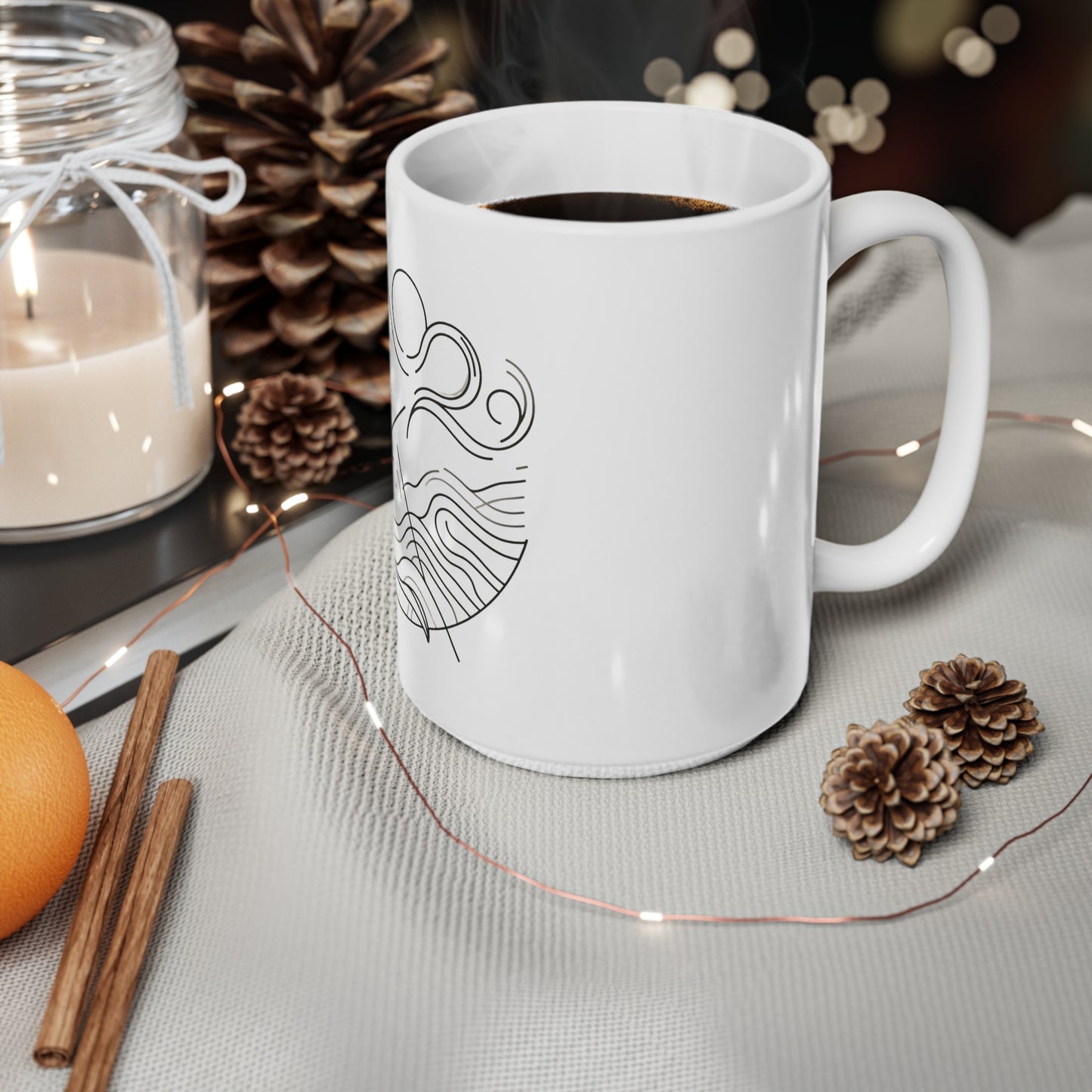 Astral Minimalism - Sagittarius - Sagittarius Astral Minimalism Mug - 53.10