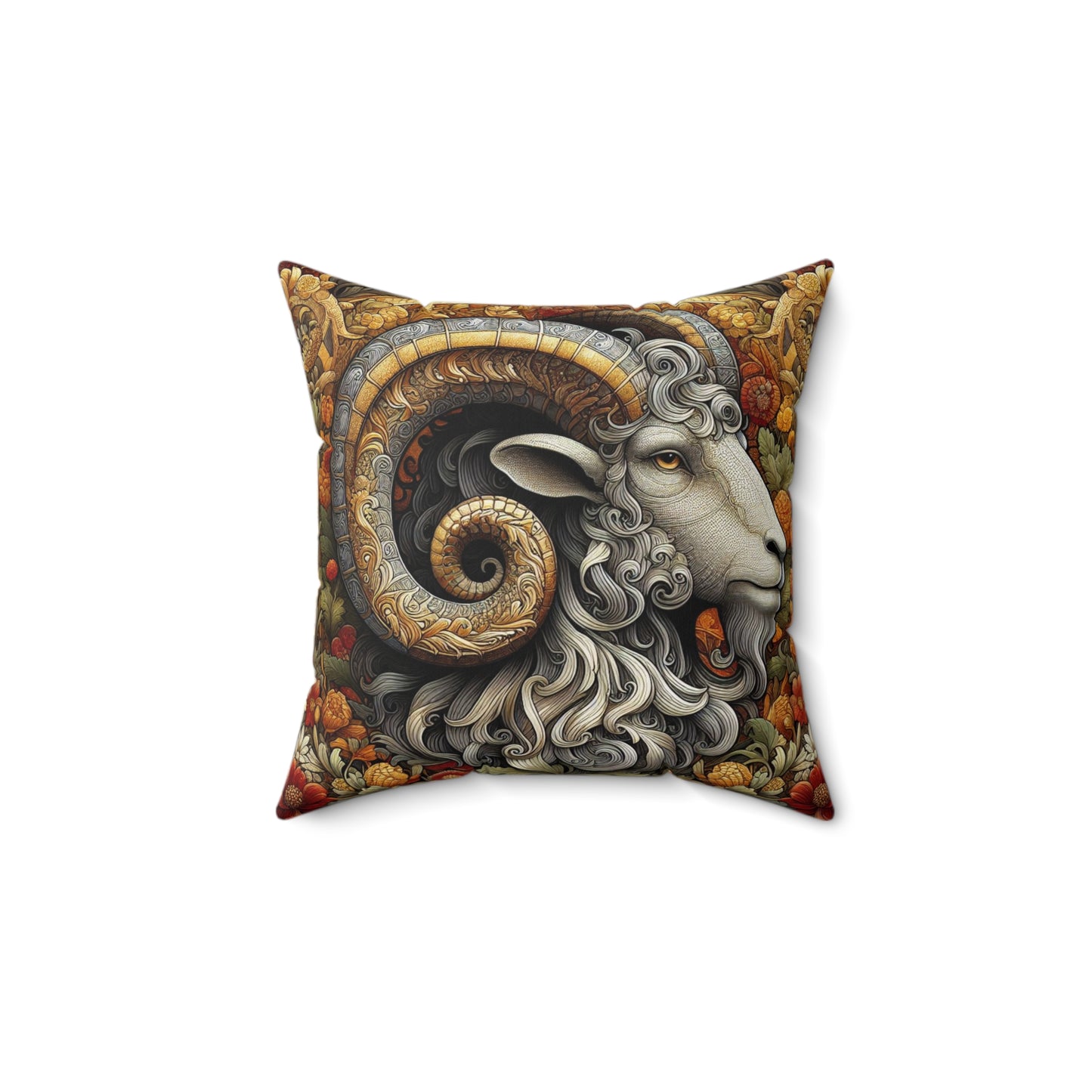 Majestic Ornamentals - Aries - Aries Majestic Ornamentals Pillow - 37.2