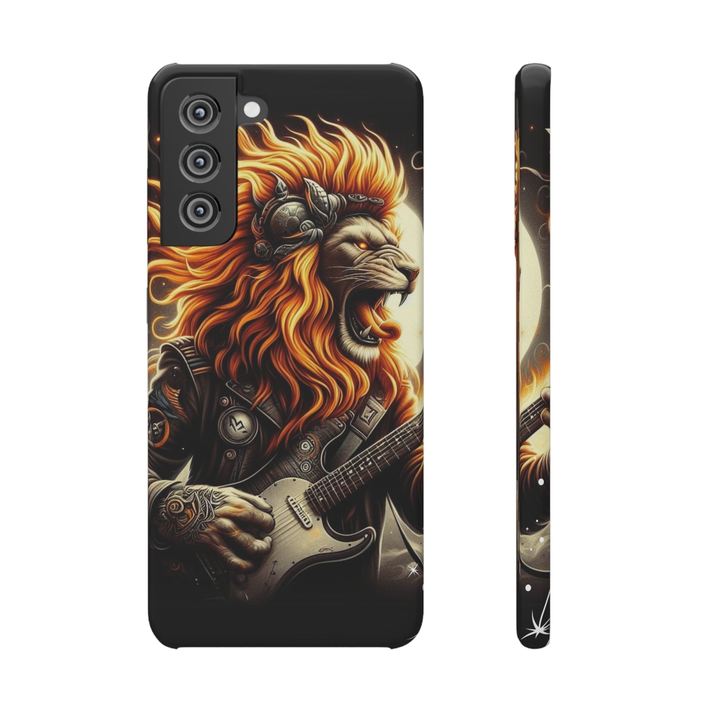 Fiery Roar Guitar Case: Leo - The Zodiac Rock Edition - 45