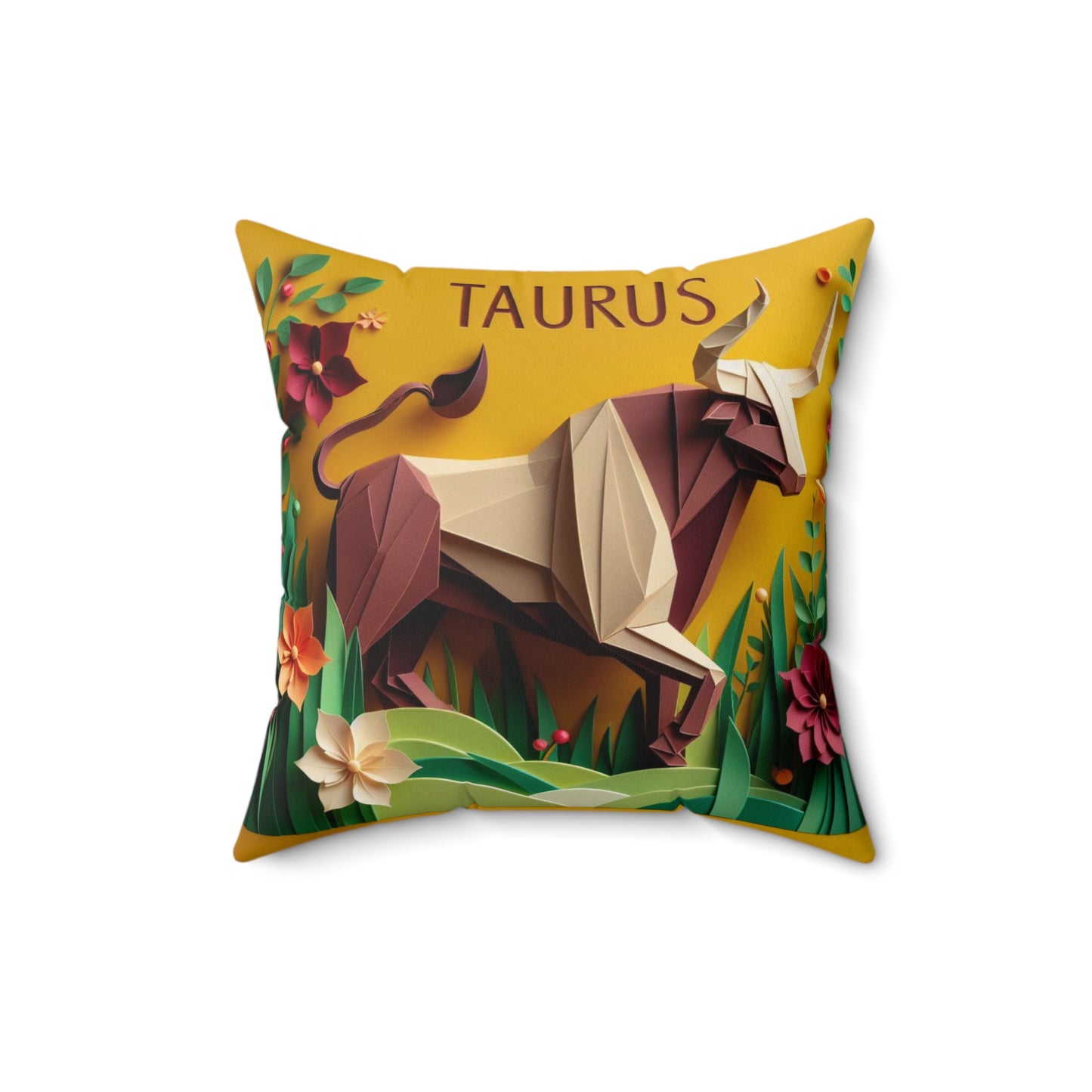 Quilled Zodiac - Taurus - Taurus Quilled Zodiac Pillow - 16