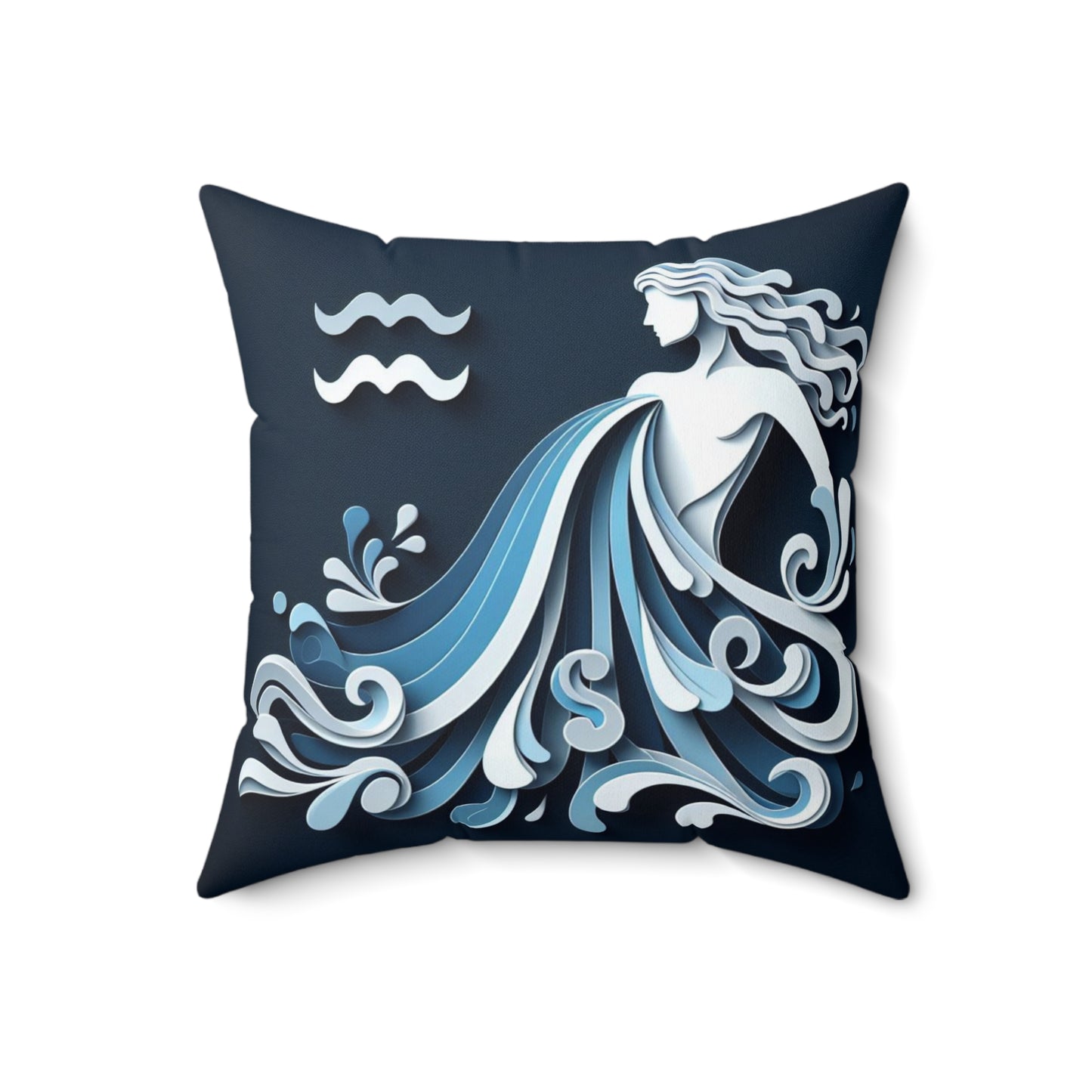 Papercraft Zodiac - Aquarius - Aquarius Papercraft Zodiac Pillow - 11