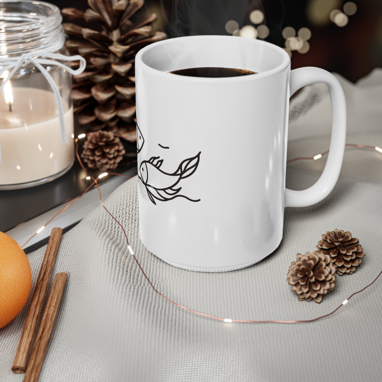 Astral Minimalism - Pisces - Pisces Astral Minimalism Mug - 53.10