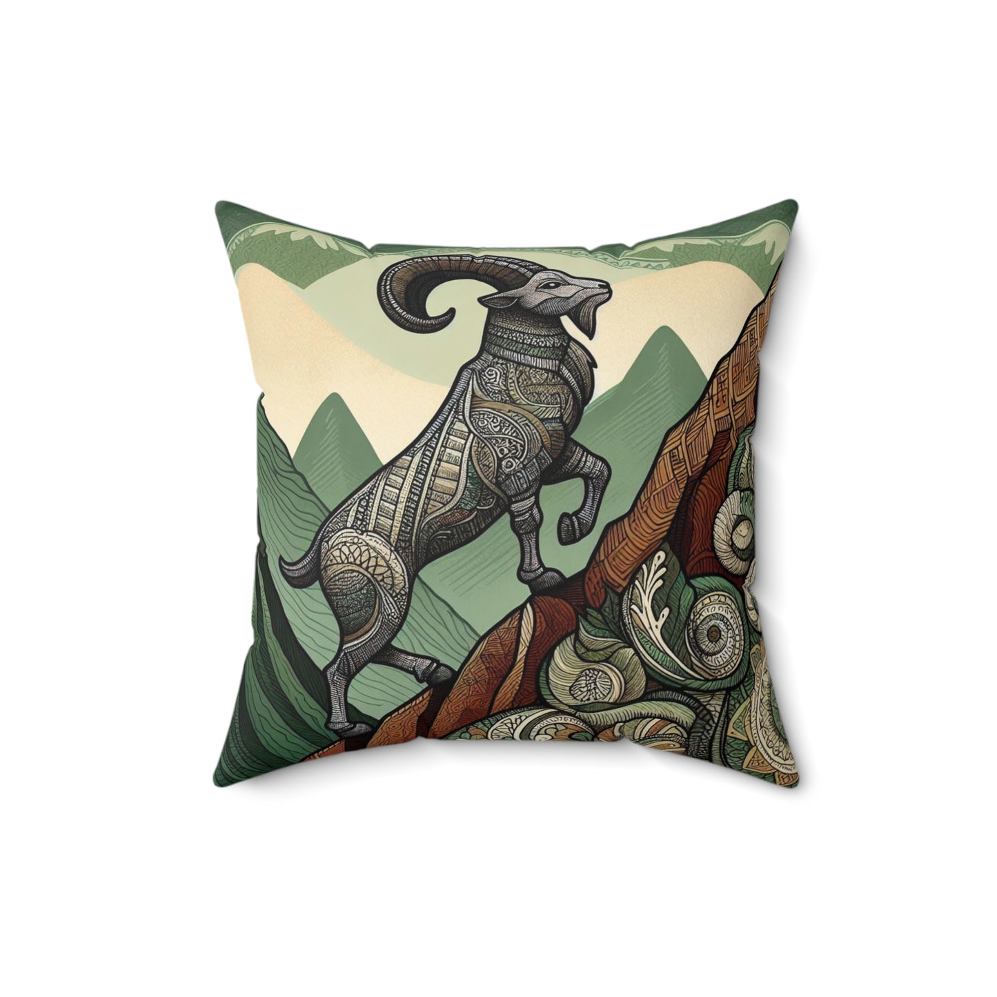 Majestic Ornamentals - Capricorn - Capricorn Majestic Ornamentals Pillow - 37.2