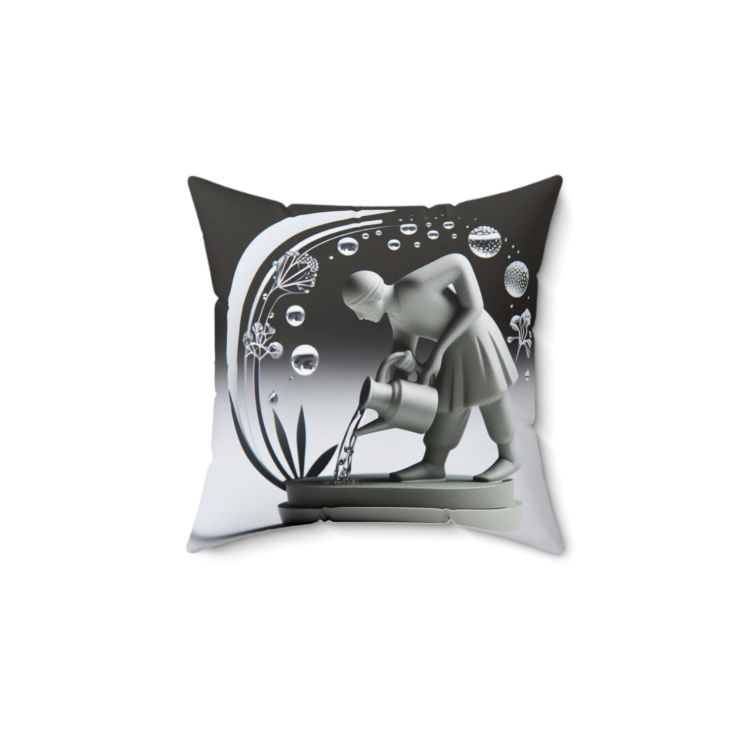 Modern Vinyl Zodiac - Aquarius - Aquarius Modern Vinyl Zodiac Pillow - 21