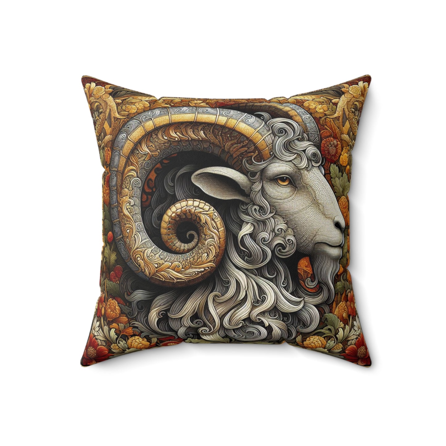 Majestic Ornamentals - Aries - Aries Majestic Ornamentals Pillow - 37.2