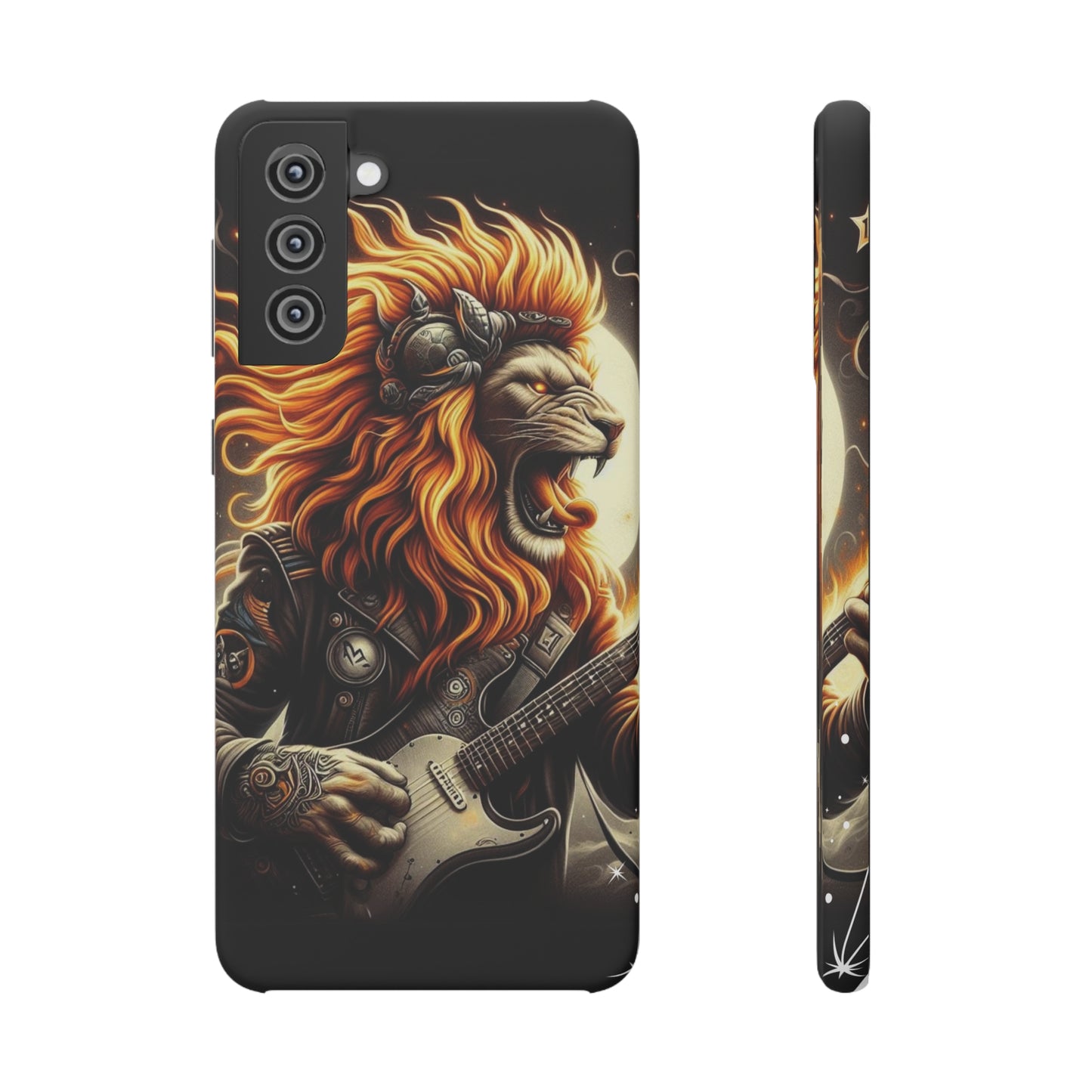 Fiery Roar Guitar Case: Leo - The Zodiac Rock Edition - 45