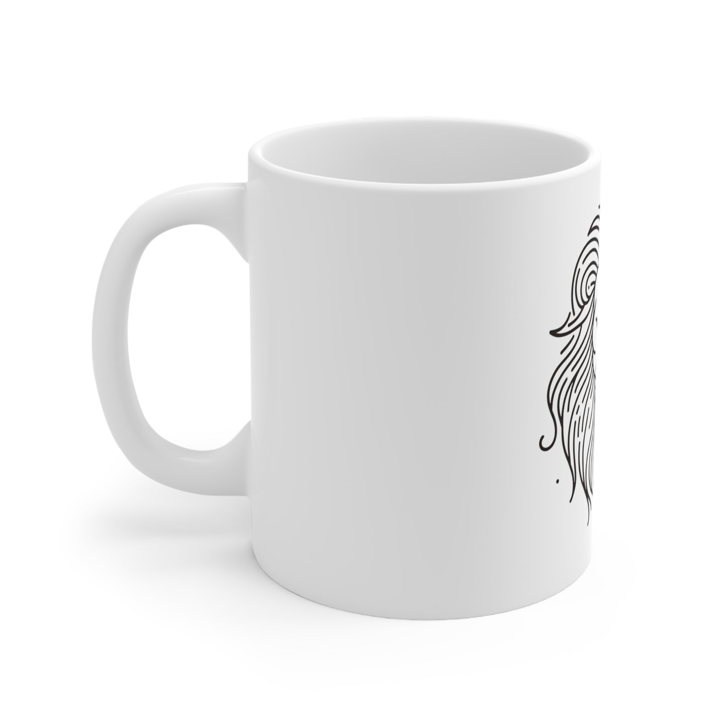 Zodiac Doodles - Leo - Leo Zodiac Doodles Mug - 53.30