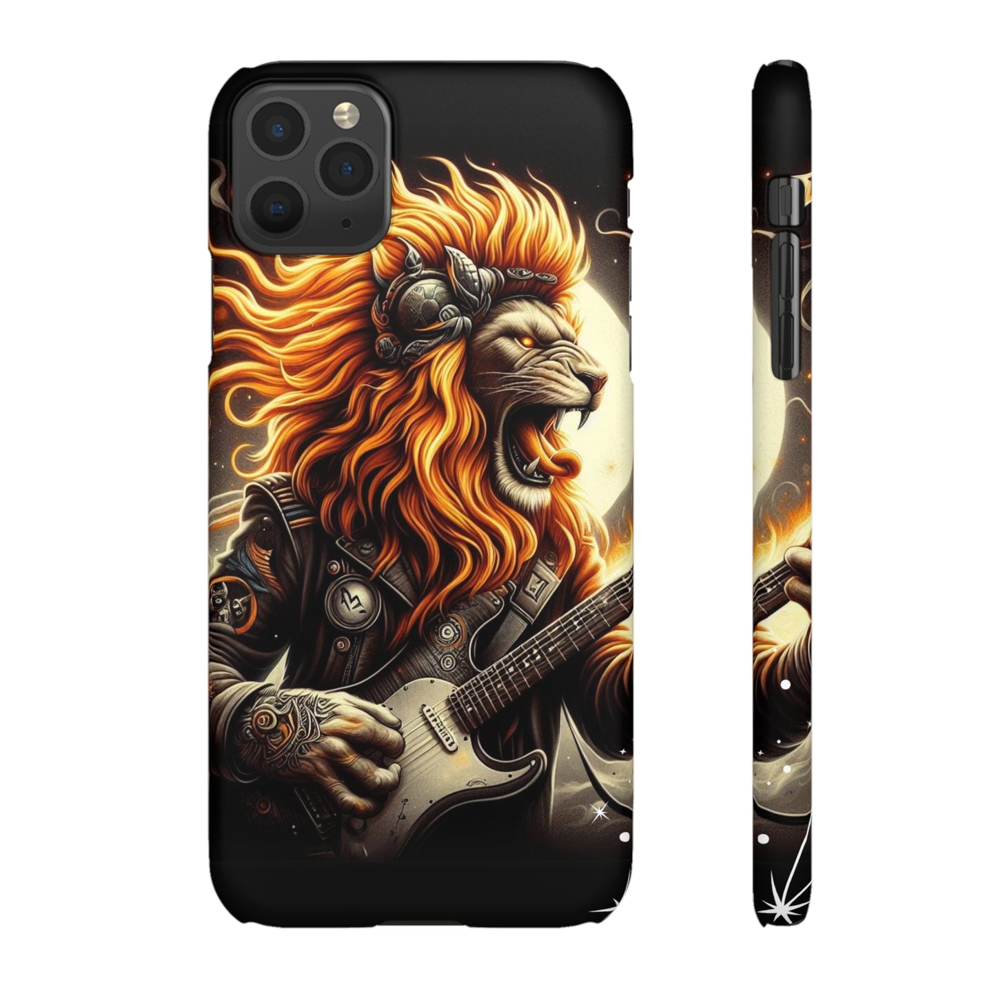 Fiery Roar Guitar Case: Leo - The Zodiac Rock Edition - 45