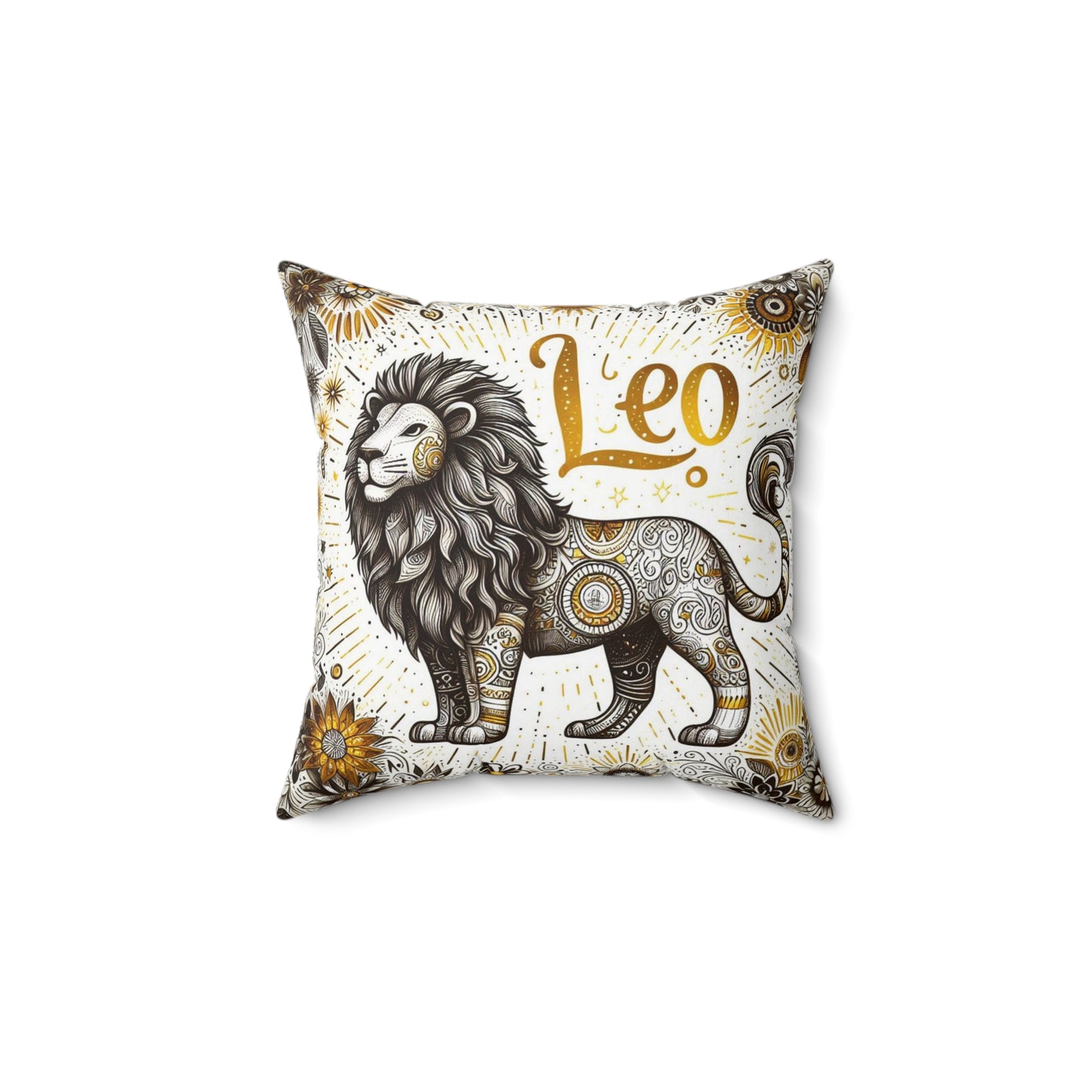 Astrological Artistry - Leo - Leo Artistic Symbolism Pillow - 33