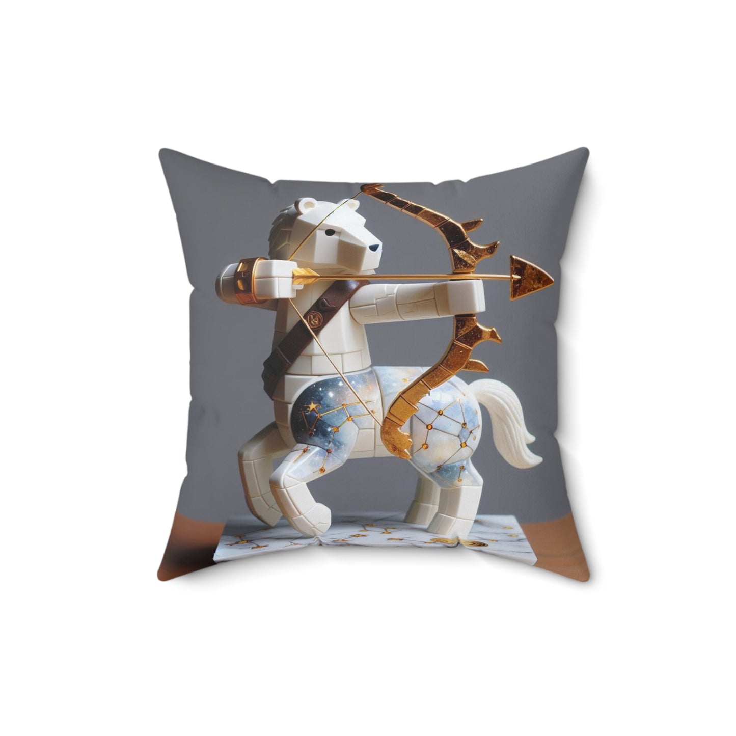 Marble Elegance - Sagittarius - Sagittarius Marble Elegance Pillow - 43
