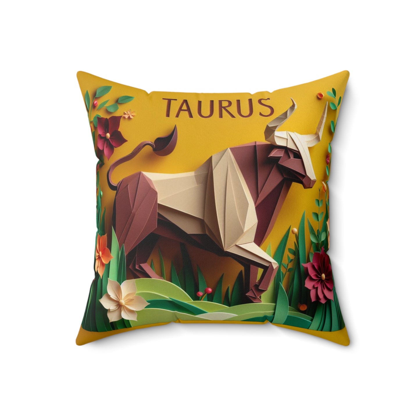 Quilled Zodiac - Taurus - Taurus Quilled Zodiac Pillow - 16