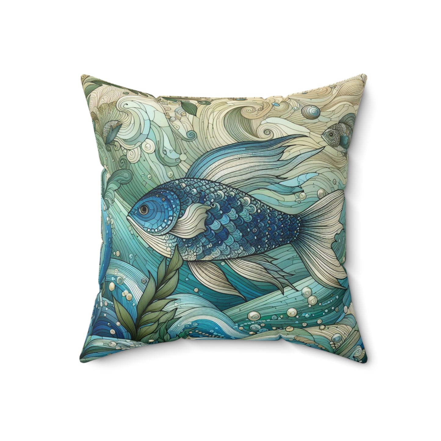 Majestic Ornamentals - Pisces - Pisces Majestic Ornamentals Pillow - 37.2