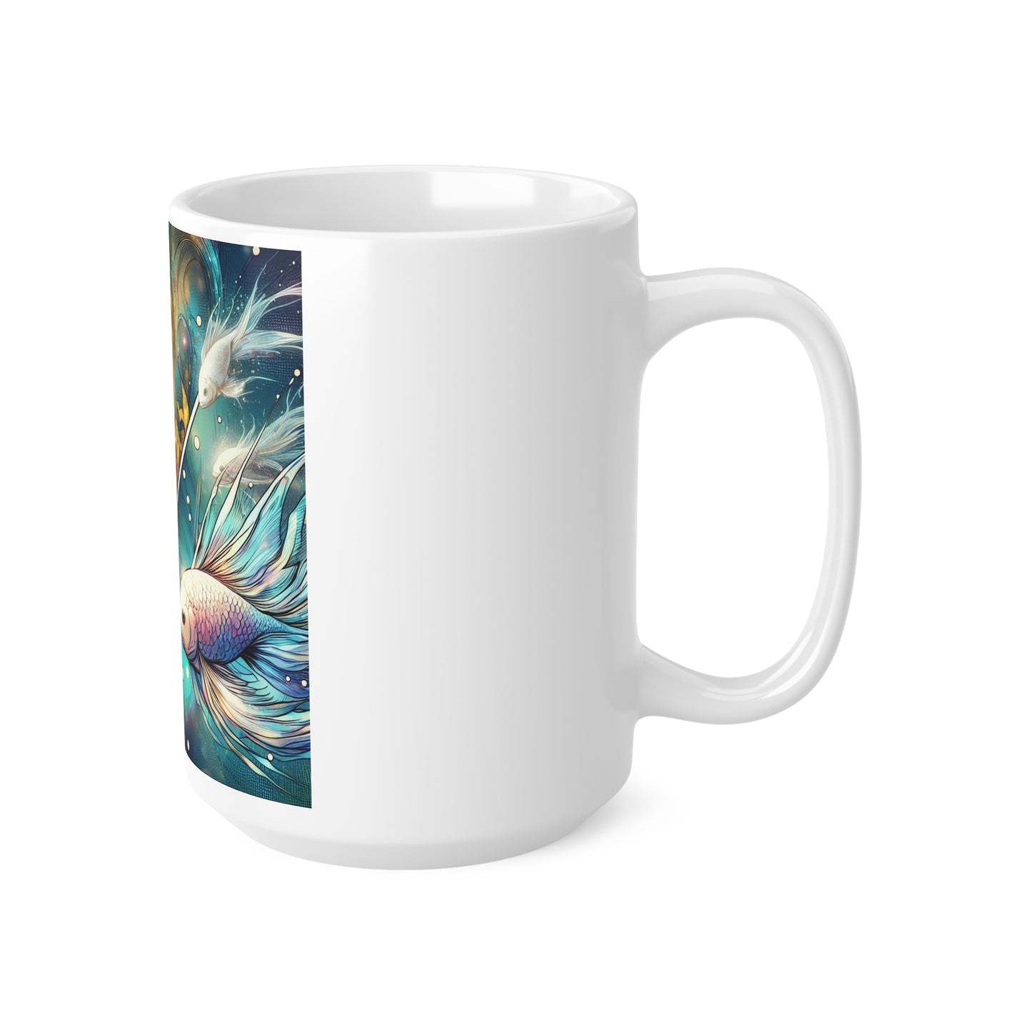 Cosmic Bloom - Pisces - Pisces Cosmic Bloom Mug - 30
