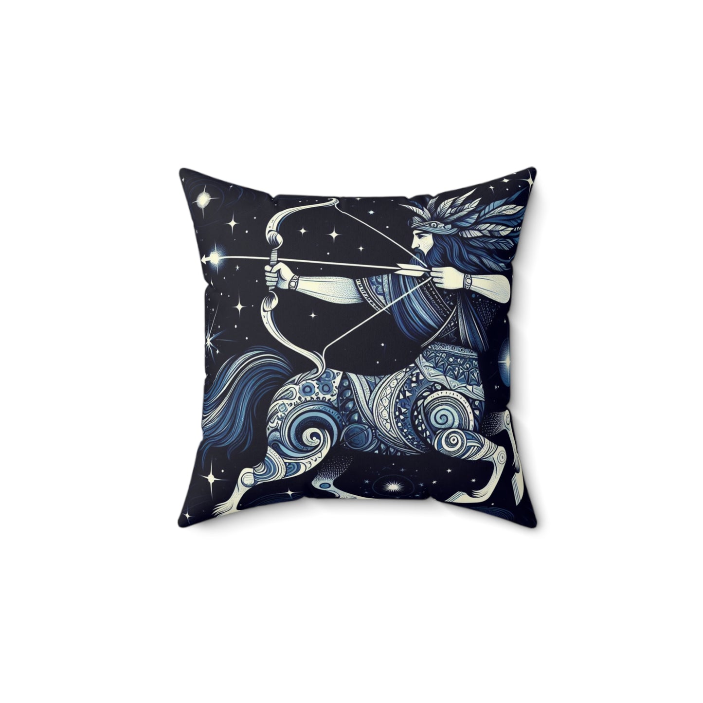 Majestic Ornamentals - Sagittarius - Sagittarius Majestic Ornamentals Pillow - 37.2