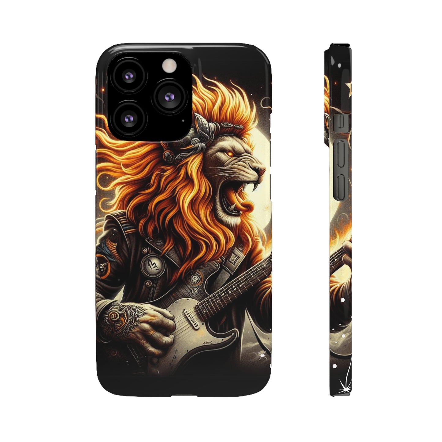 Fiery Roar Guitar Case: Leo - The Zodiac Rock Edition - 45