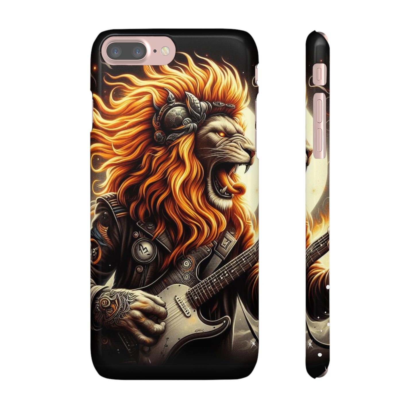 Fiery Roar Guitar Case: Leo - The Zodiac Rock Edition - 45