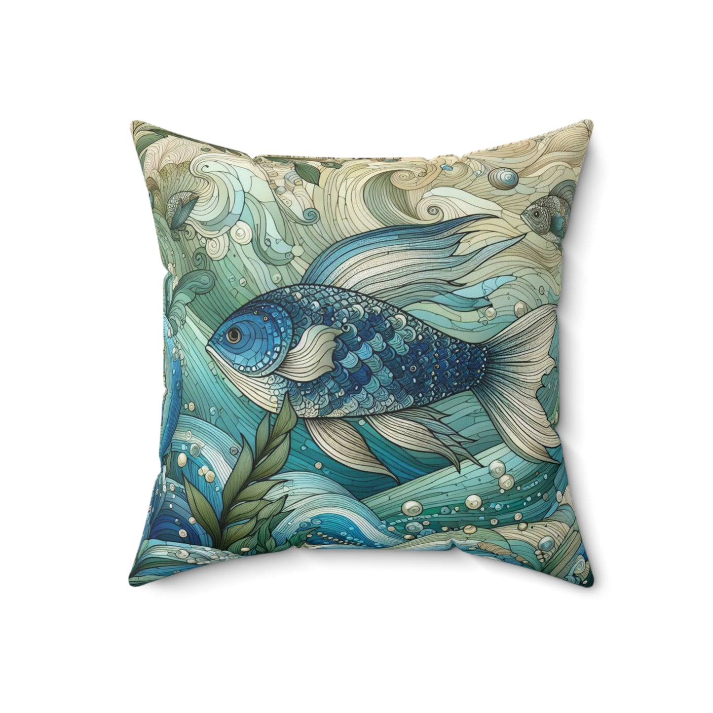 Majestic Ornamentals - Pisces - Pisces Majestic Ornamentals Pillow - 37.2