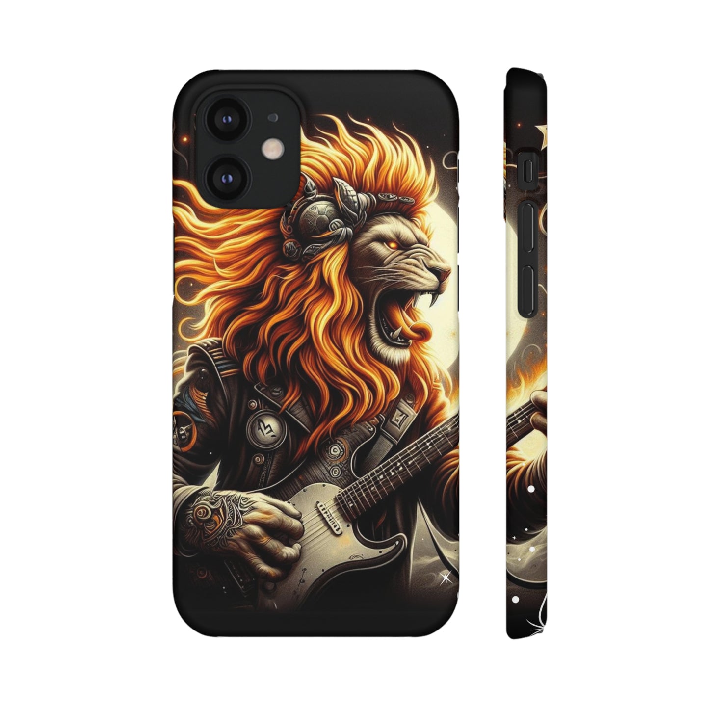 Fiery Roar Guitar Case: Leo - The Zodiac Rock Edition - 45