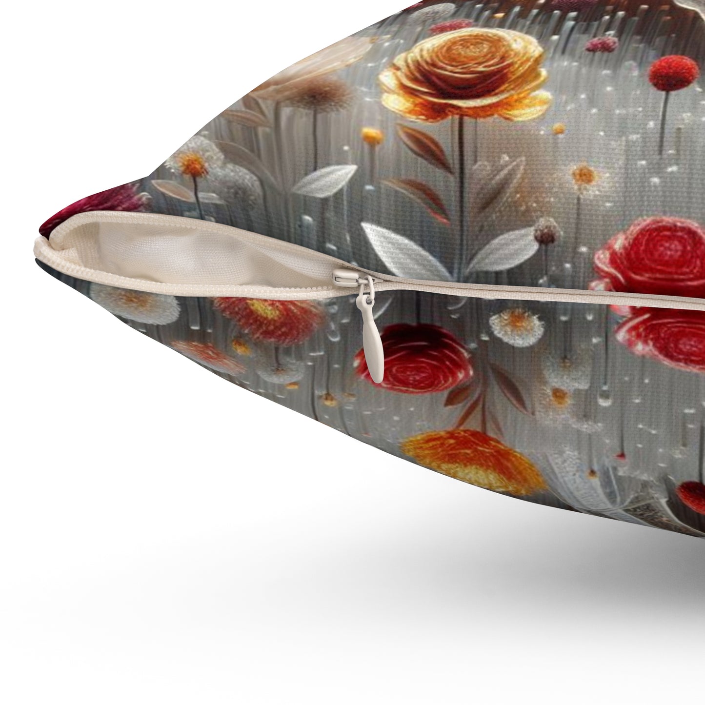 Sculpted Elegance and Blossoms - Taurus - Taurus Sculpted Elegance and Blossoms Pillow - 31.2