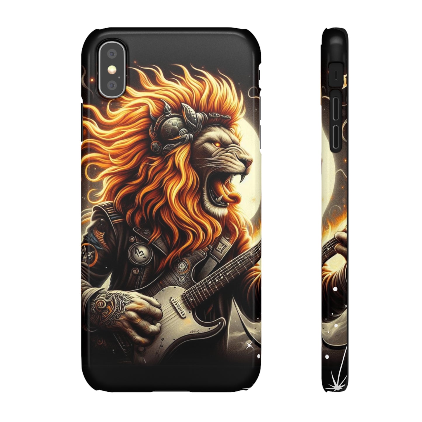 Fiery Roar Guitar Case: Leo - The Zodiac Rock Edition - 45