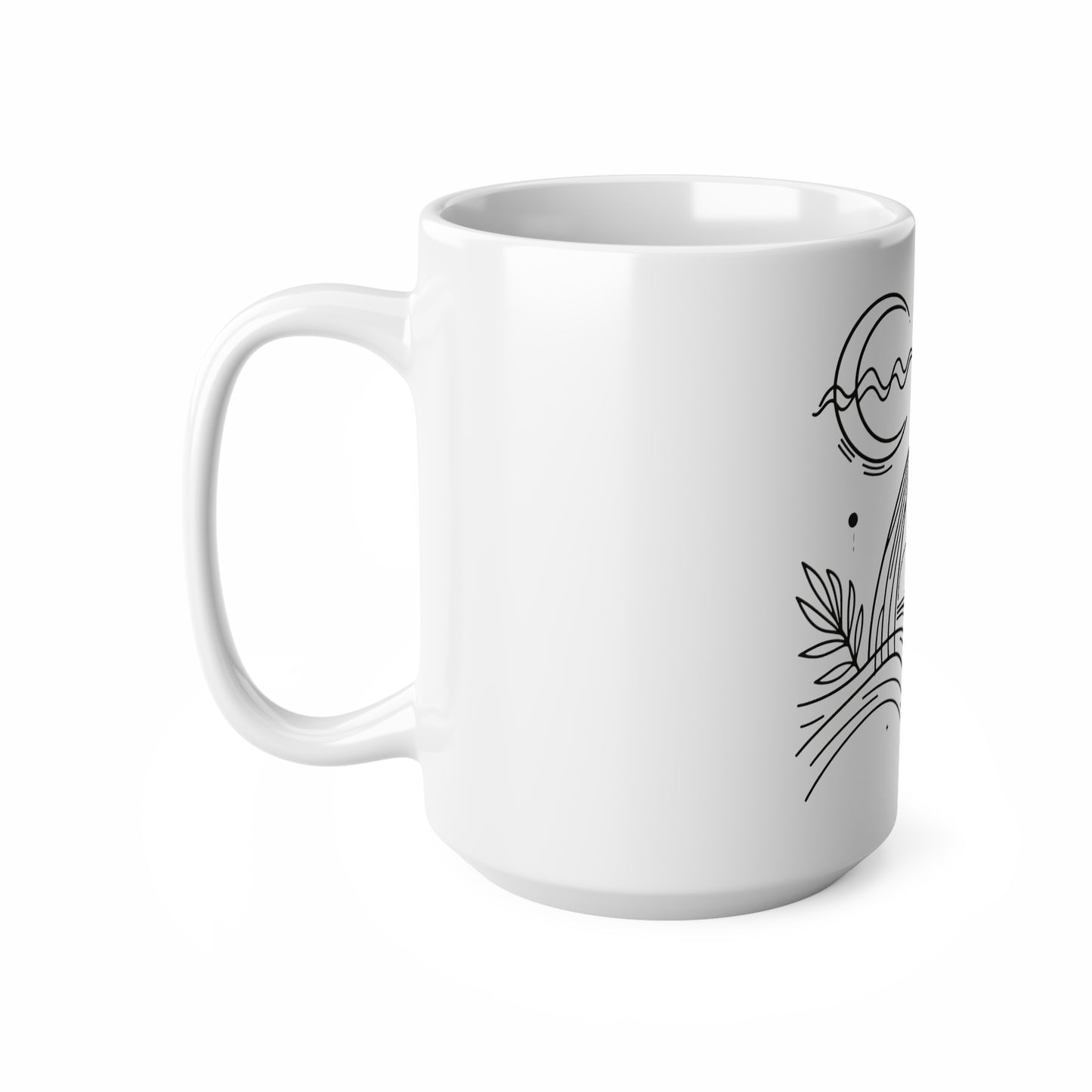 Astral Minimalism - Aquarius - Aquarius Astral Minimalism Mug - 53.10