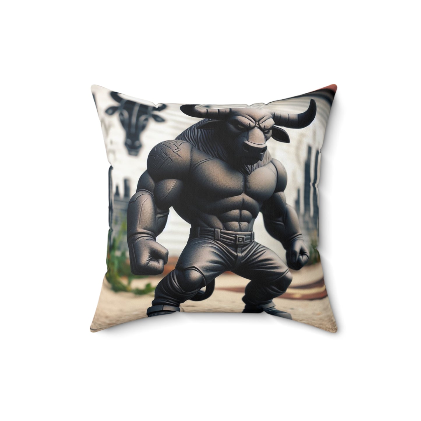 Urban Zodiac - Taurus - Taurus Urban Vinyl Pillow - 47