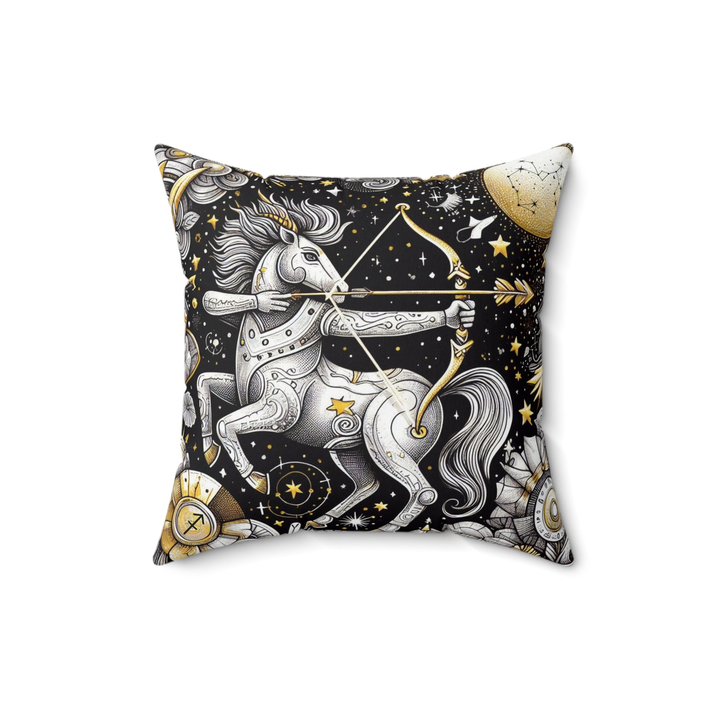 Astrological Artistry - Sagittarius - Sagittarius Artistic Symbolism Pillow - 33