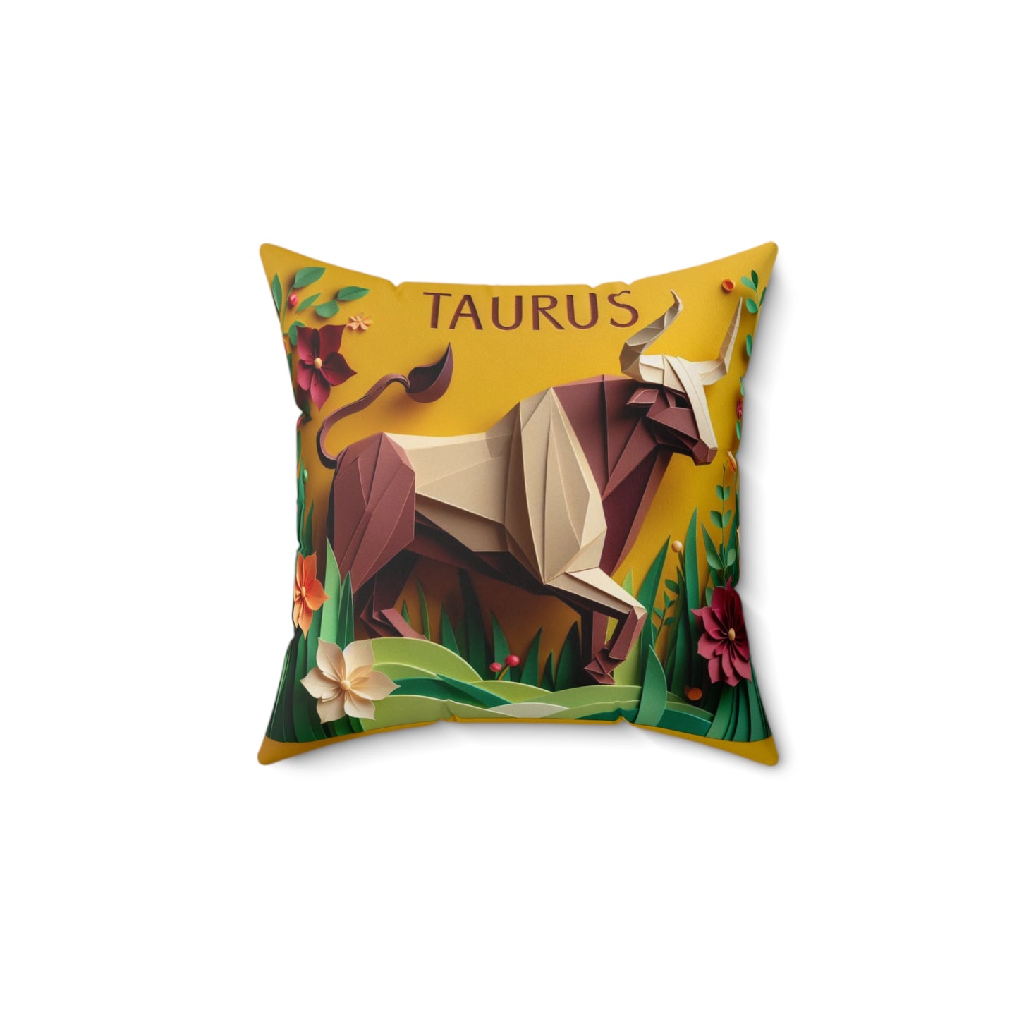 Quilled Zodiac - Taurus - Taurus Quilled Zodiac Pillow - 16