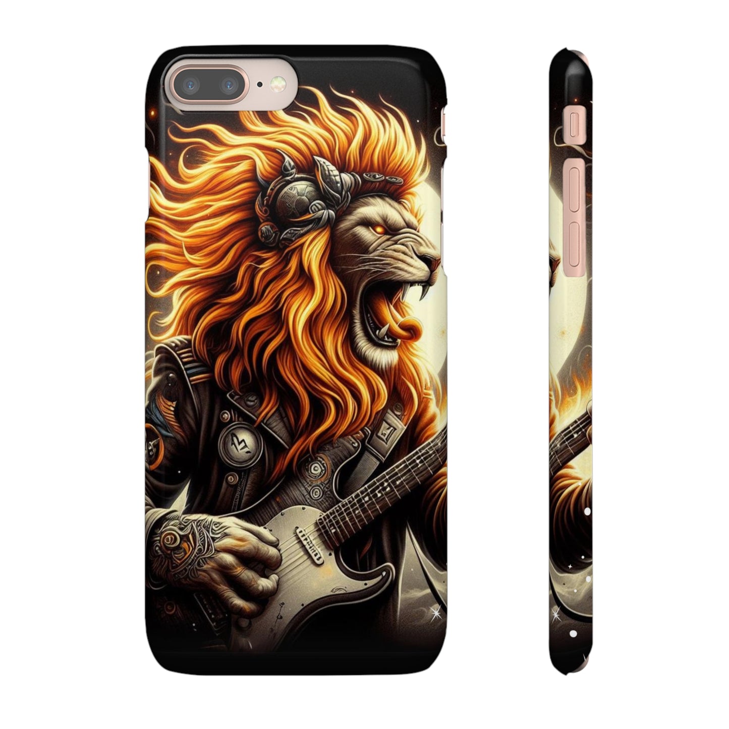Fiery Roar Guitar Case: Leo - The Zodiac Rock Edition - 45
