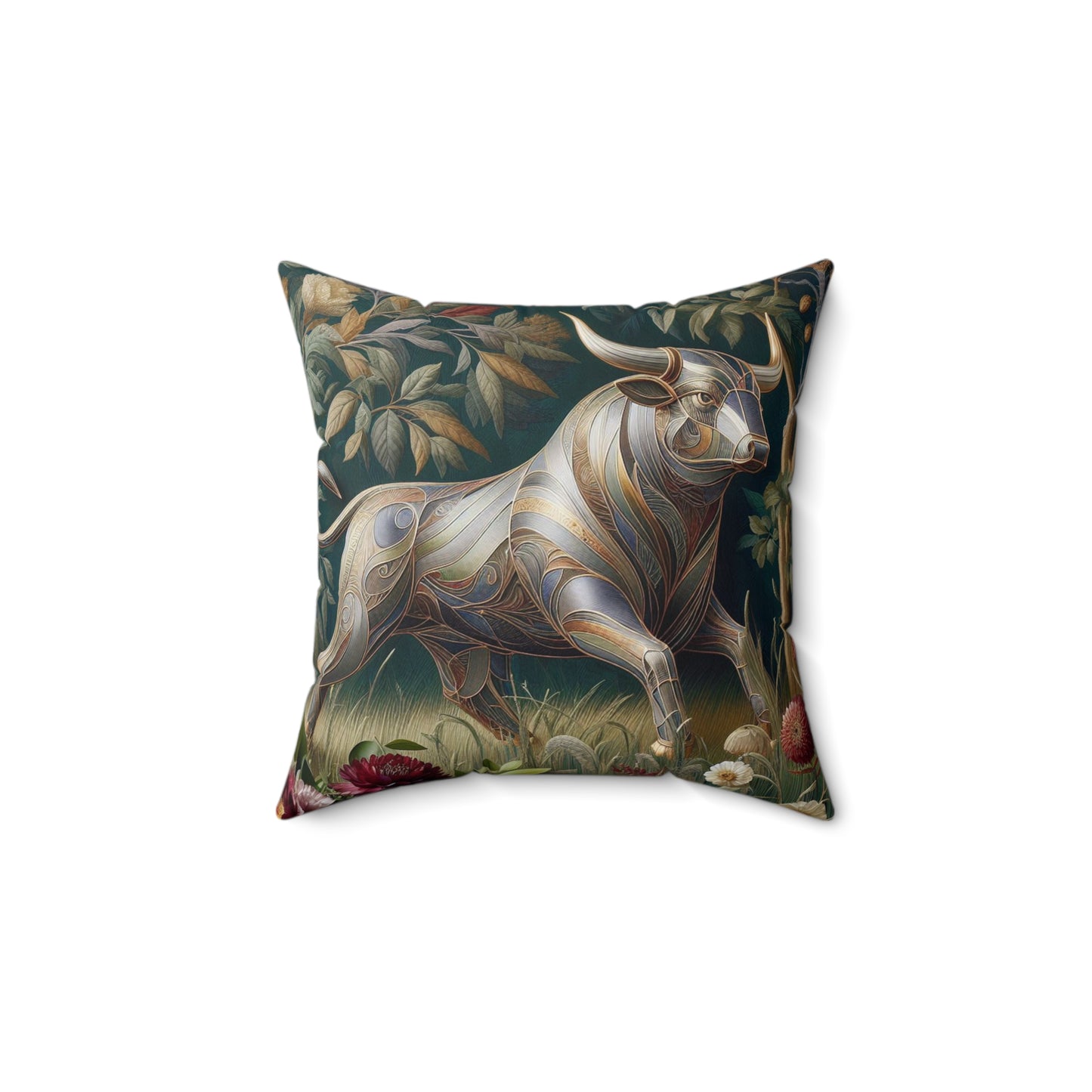 Majestic Ornamentals - Taurus - Taurus Majestic Ornamentals Pillow - 37.2