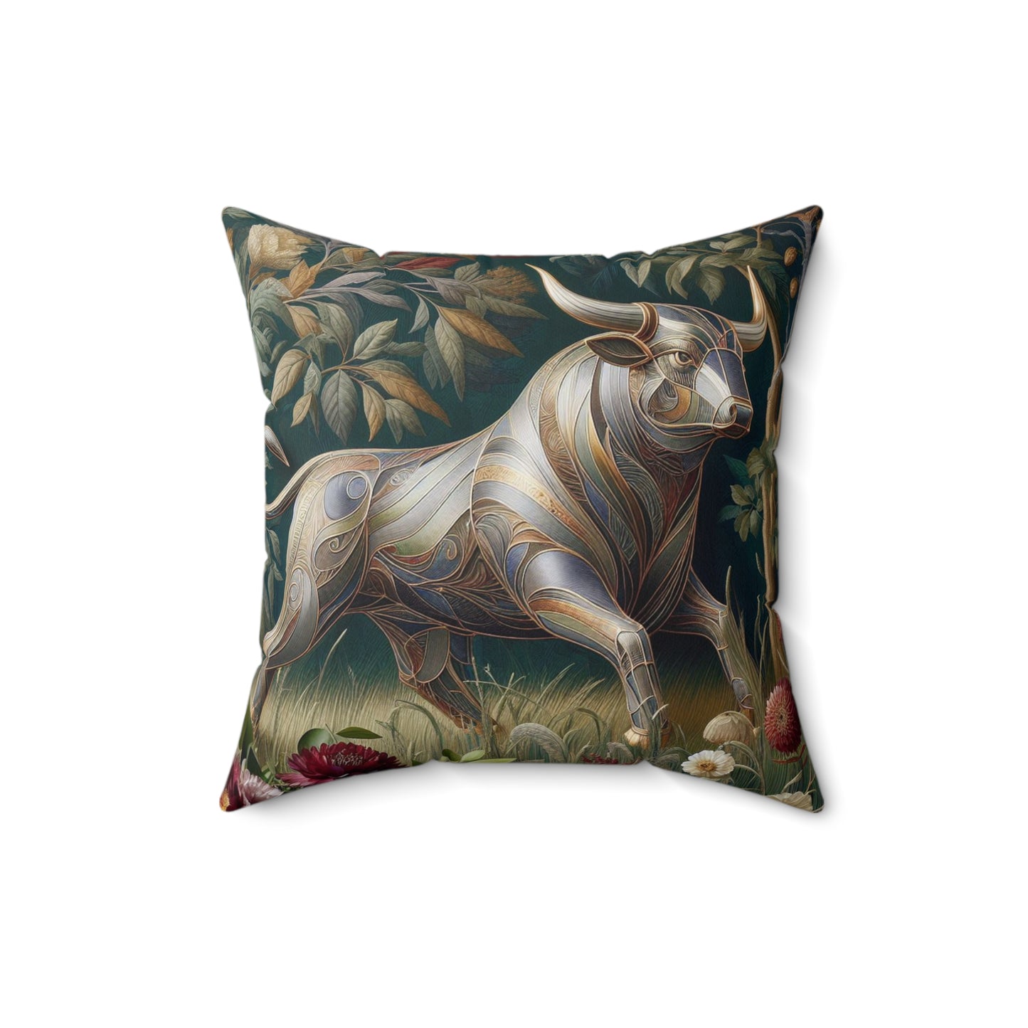 Majestic Ornamentals - Taurus - Taurus Majestic Ornamentals Pillow - 37.2