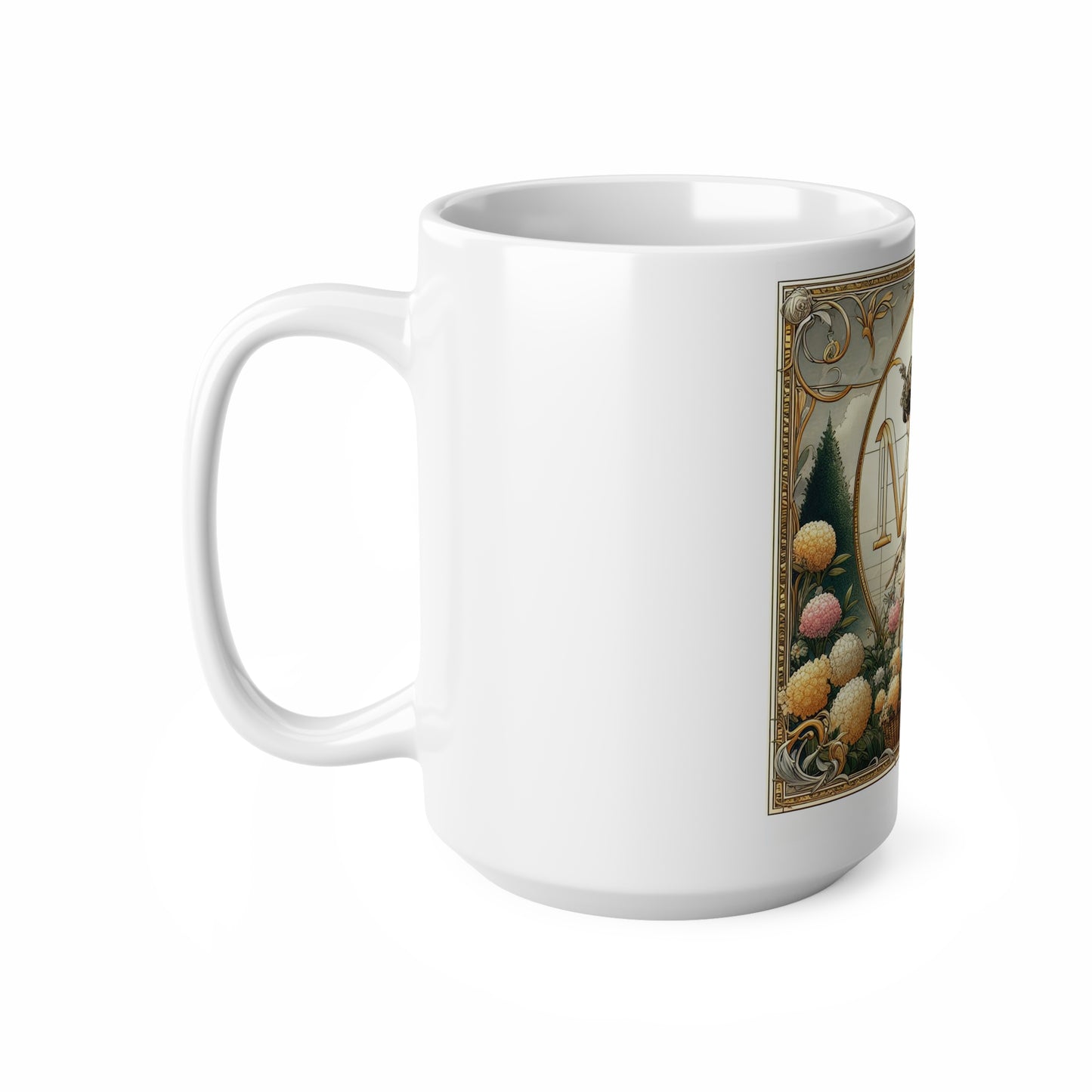 Cosmic Bloom - Virgo - Virgo Cosmic Bloom Mug - 30