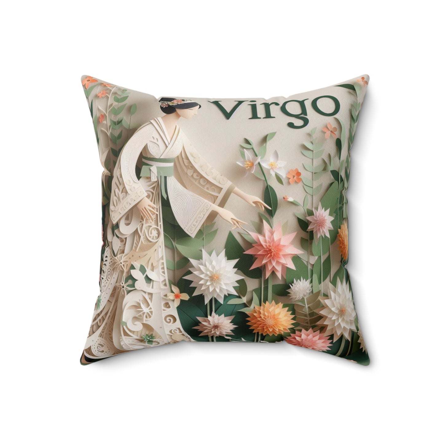 Quilled Zodiac - Virgo - Virgo Quilled Zodiac Pillow - 16