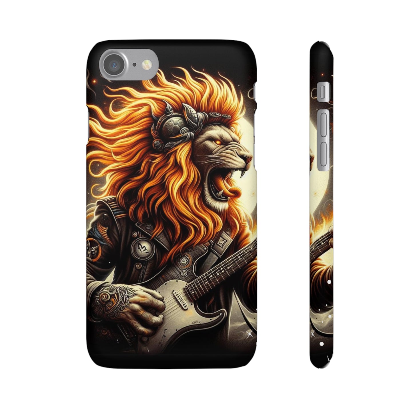 Fiery Roar Guitar Case: Leo - The Zodiac Rock Edition - 45