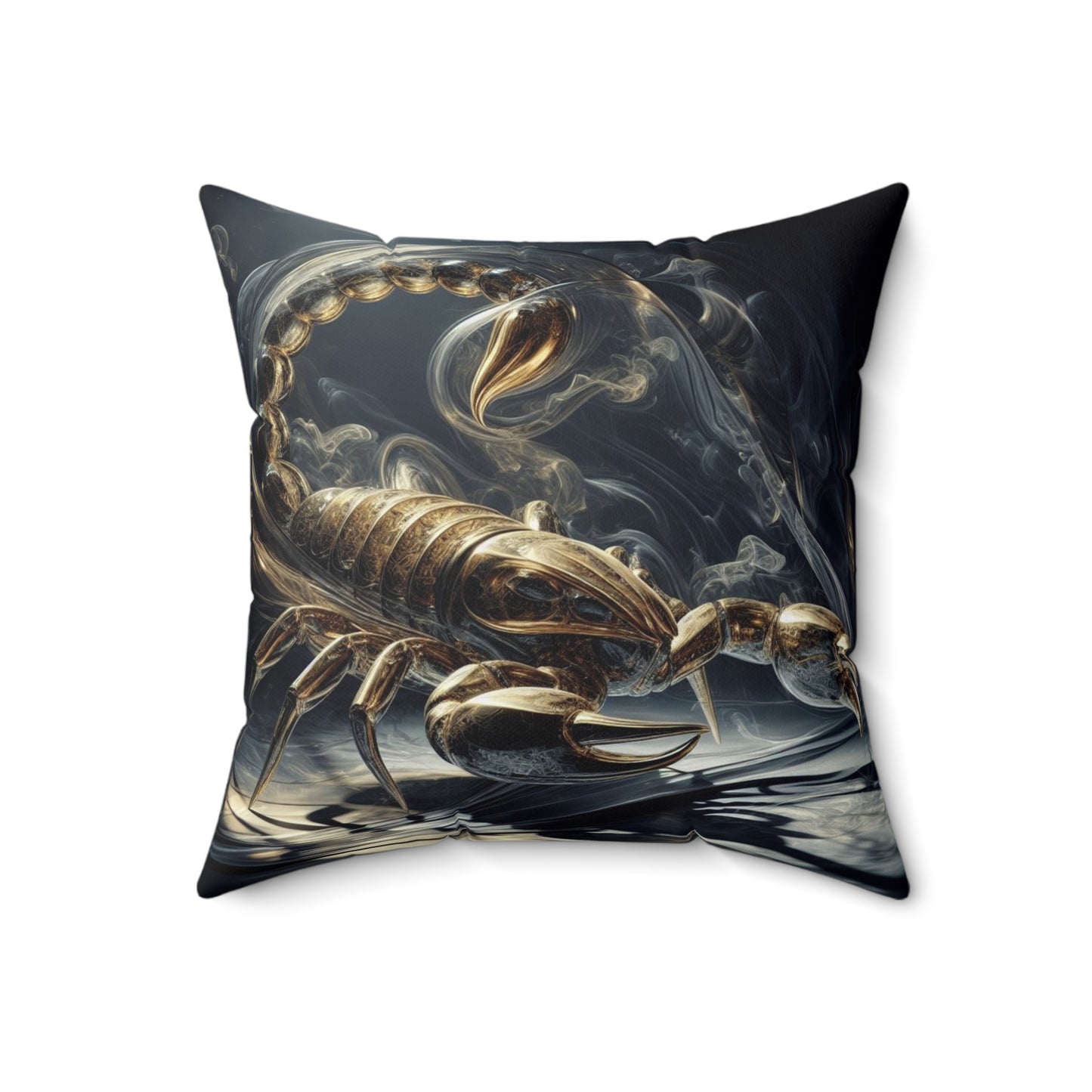 Sculpted Elegance and Blossoms - Scorpio - Scorpio Sculpted Elegance and Blossoms Pillow - 31.2