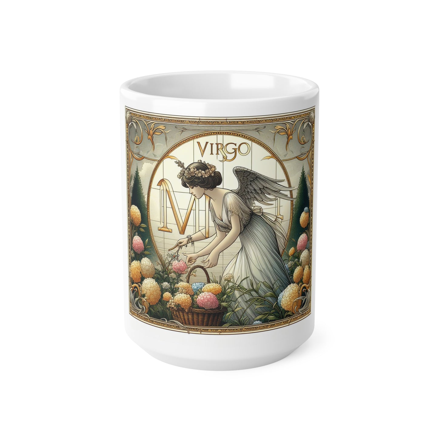 Cosmic Bloom - Virgo - Virgo Cosmic Bloom Mug - 30