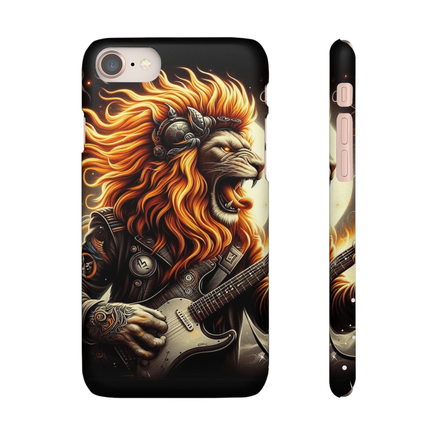 Fiery Roar Guitar Case: Leo - The Zodiac Rock Edition - 45